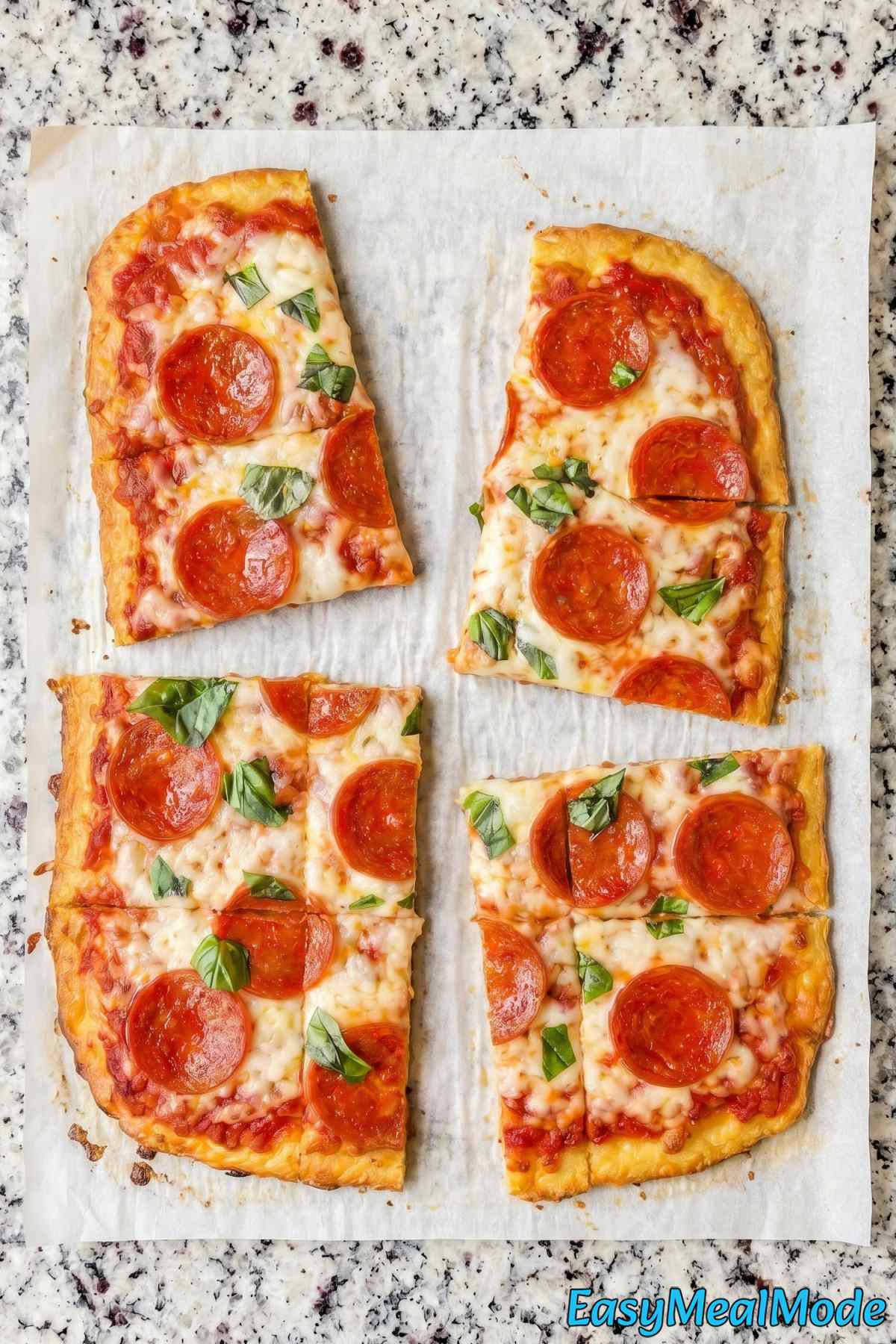 Fluffy cottage cheese protein flatbread