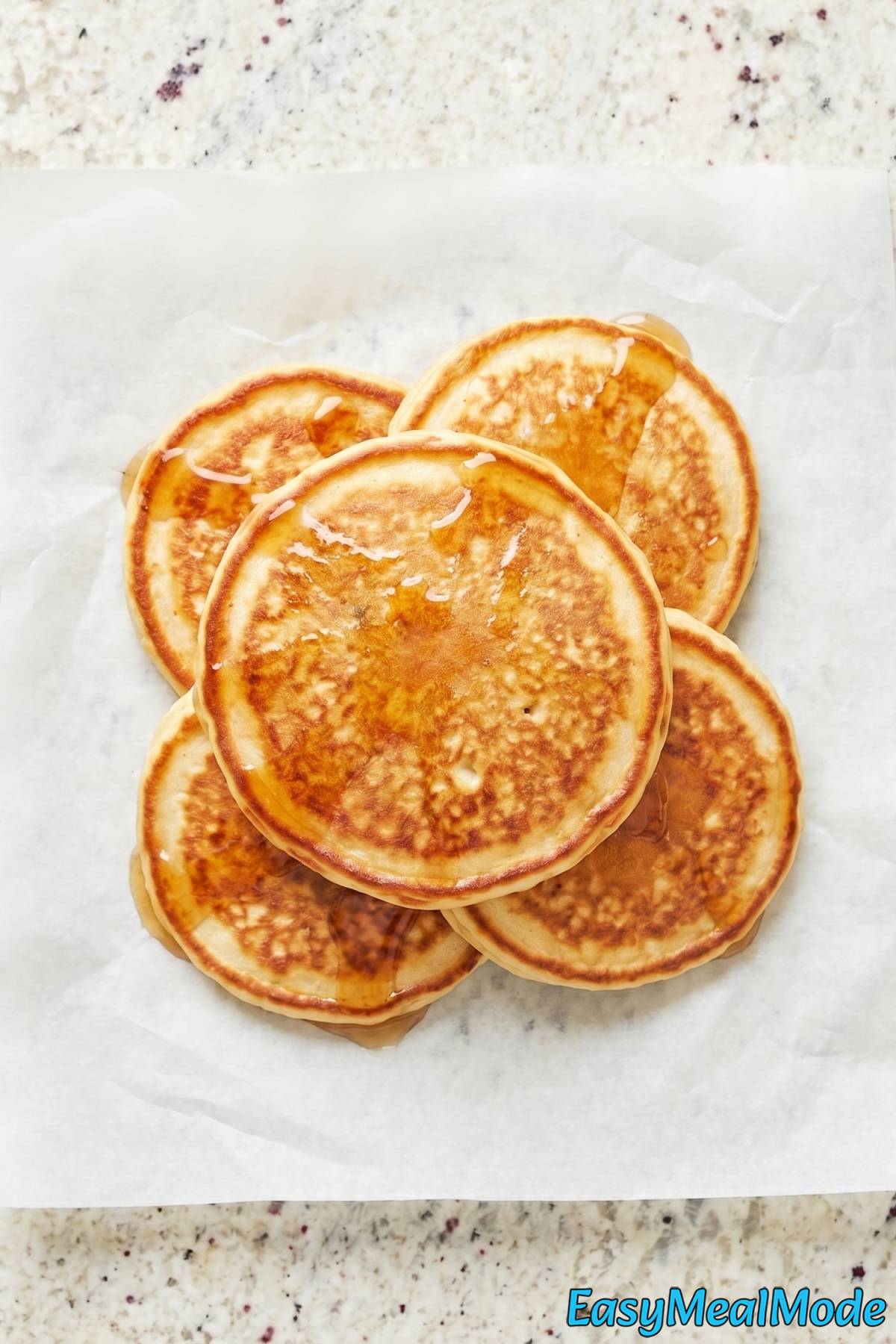Wholesome high protein cottage cheese pancakes