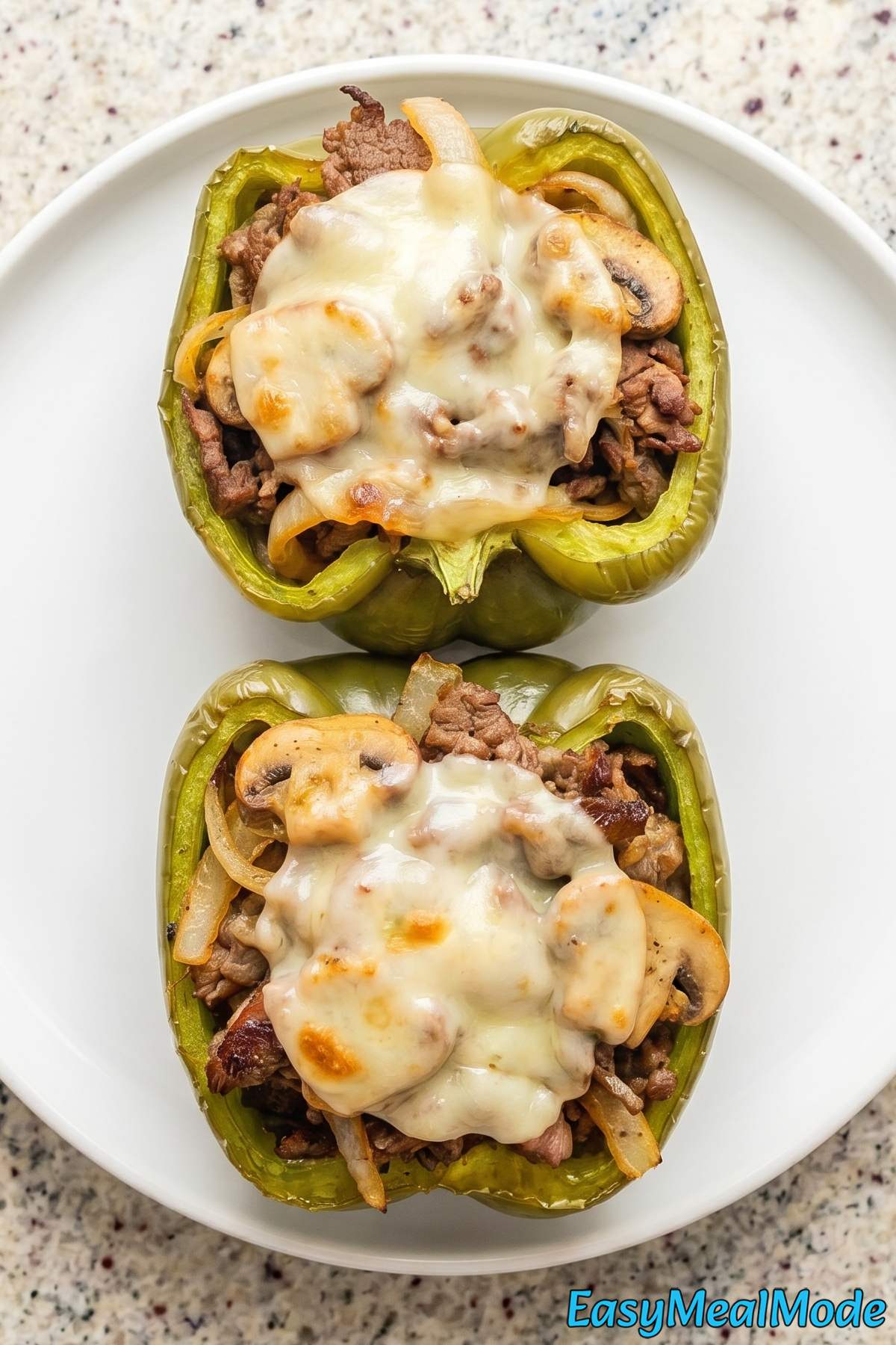 Tender high protein cheesesteak peppers