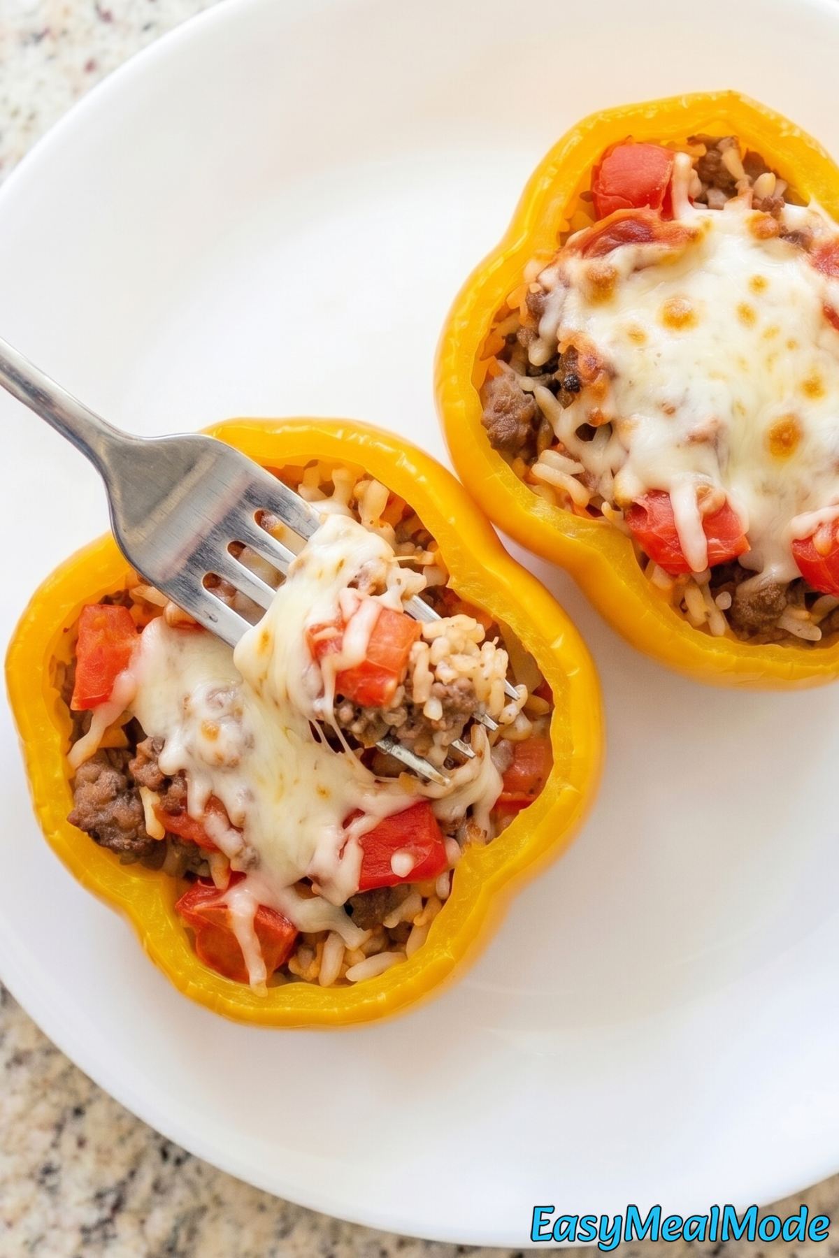 Nourishing high protein stuffed bell peppers