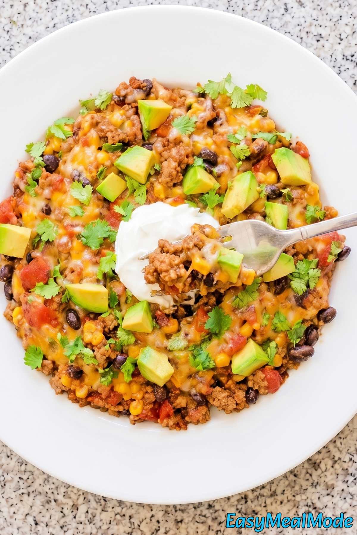 Wholesome high protein turkey taco skillet