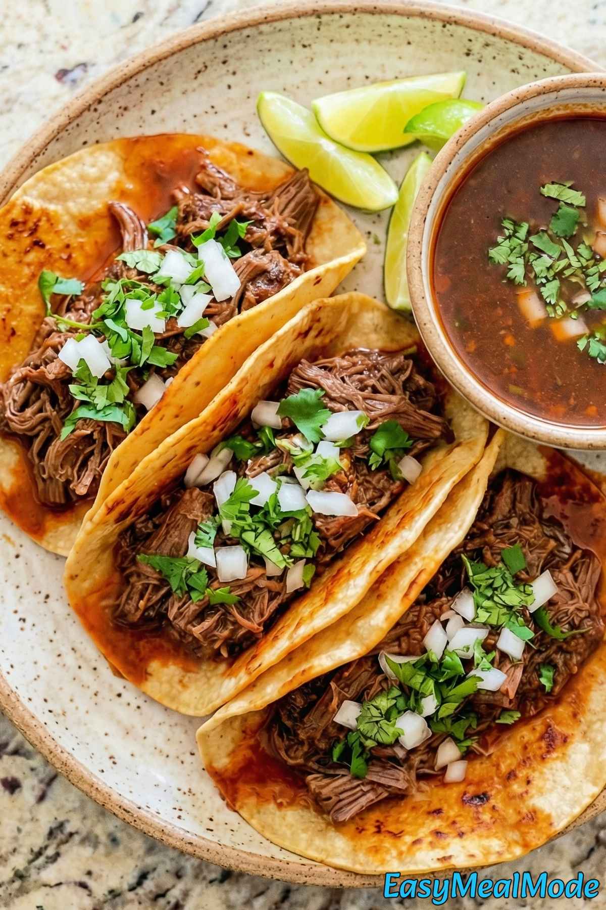 Mouthwatering Instant Pot birria tacos