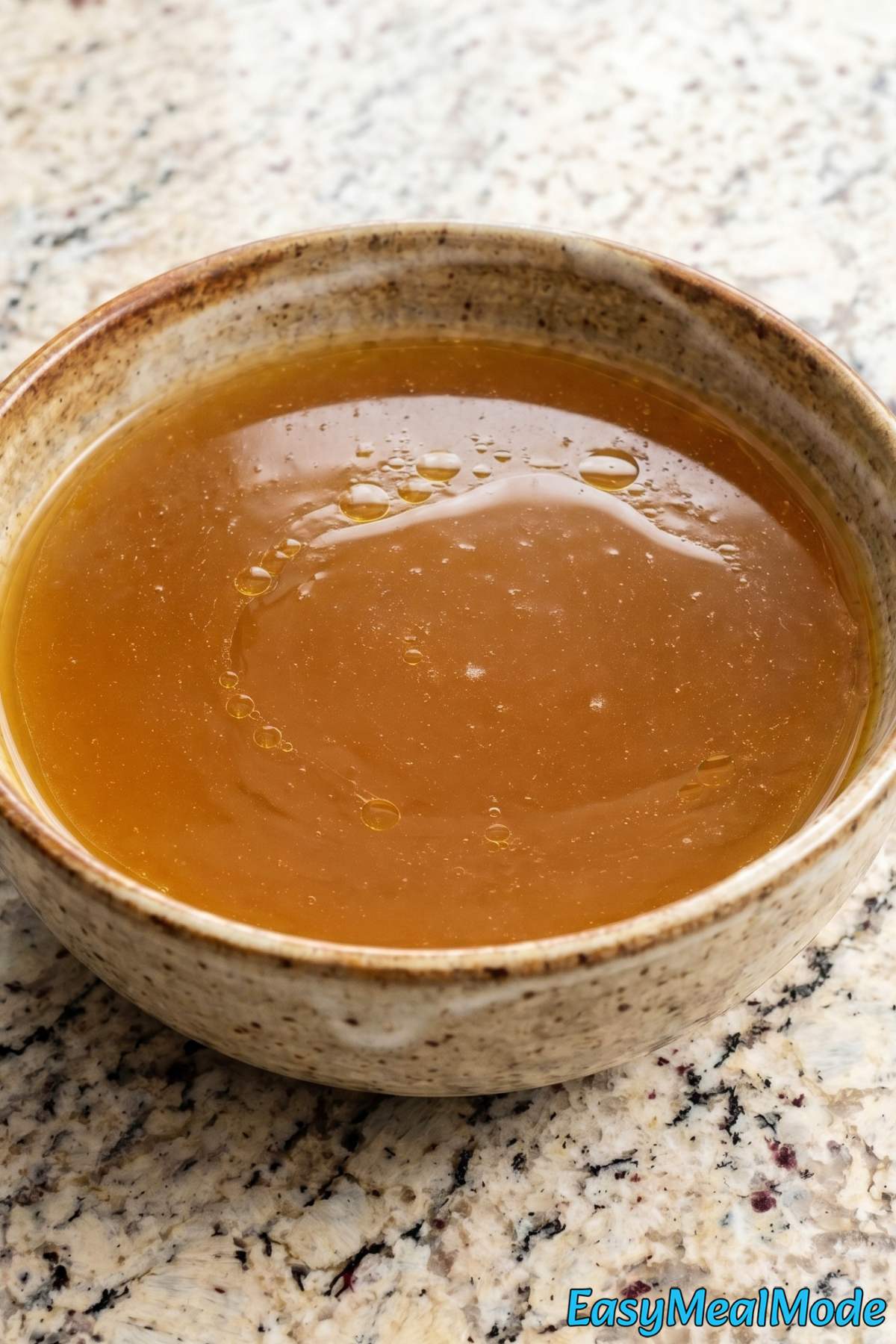 Nourishing Instant Pot bone broth closeup
