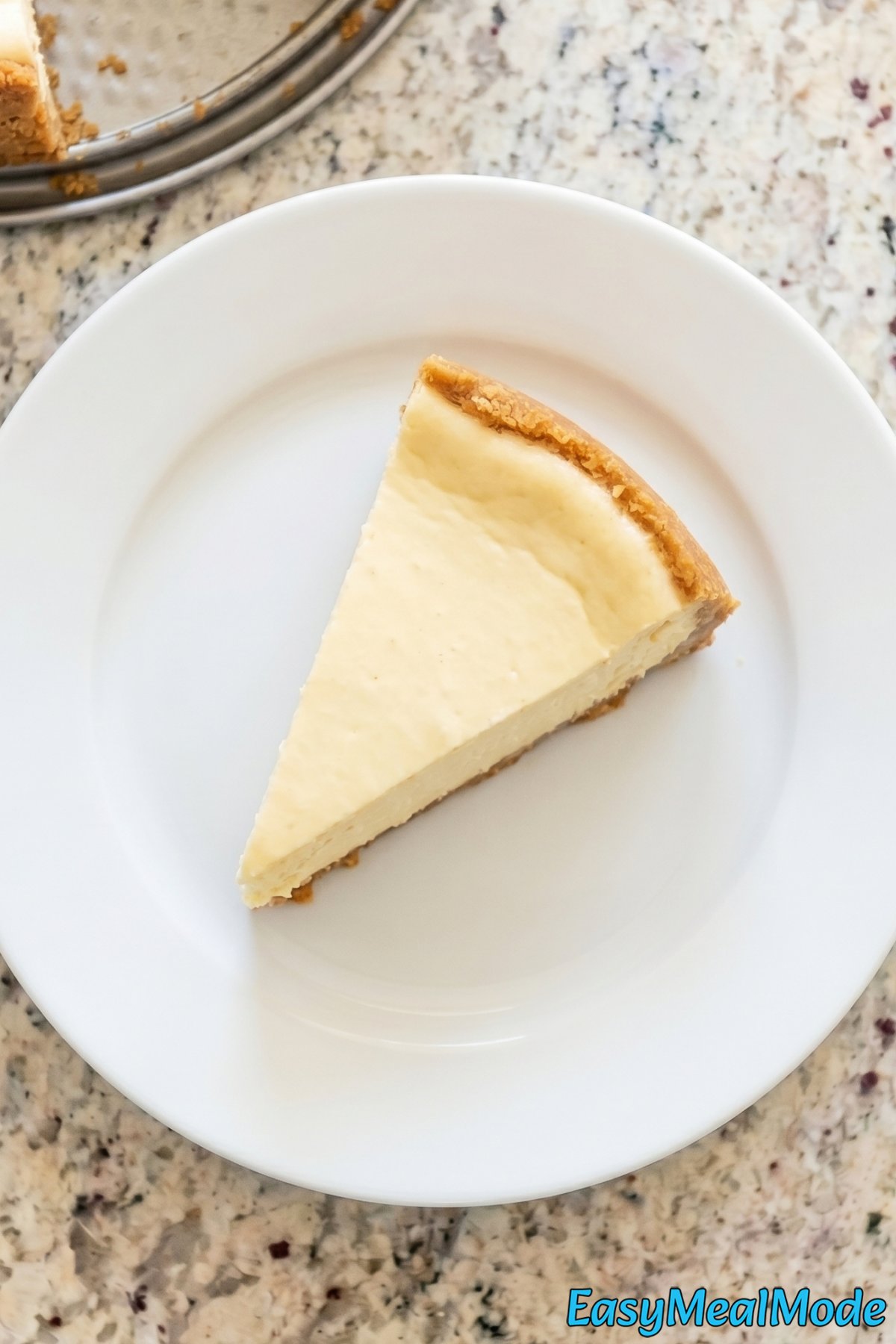 Easy Instant Pot cheesecake with topping
