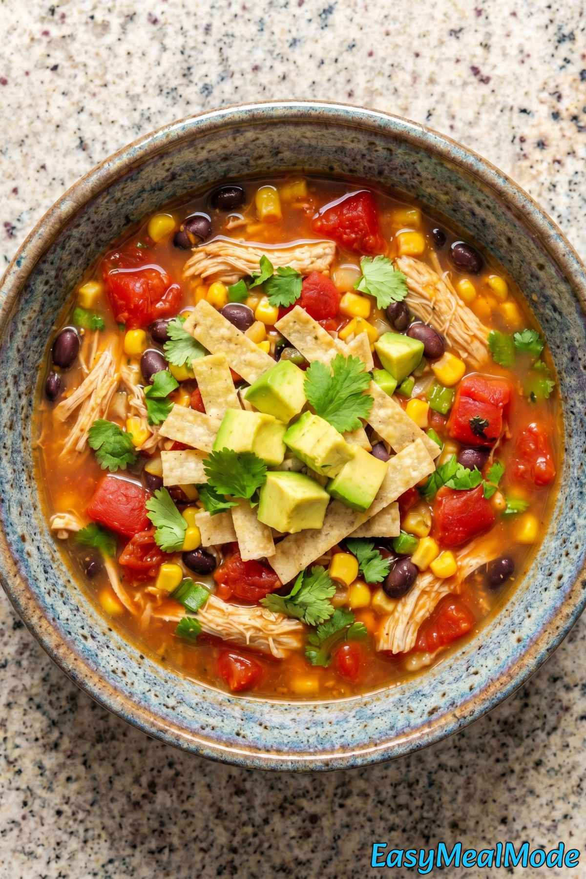 Flavorful Instant Pot Chicken Tortilla Soup