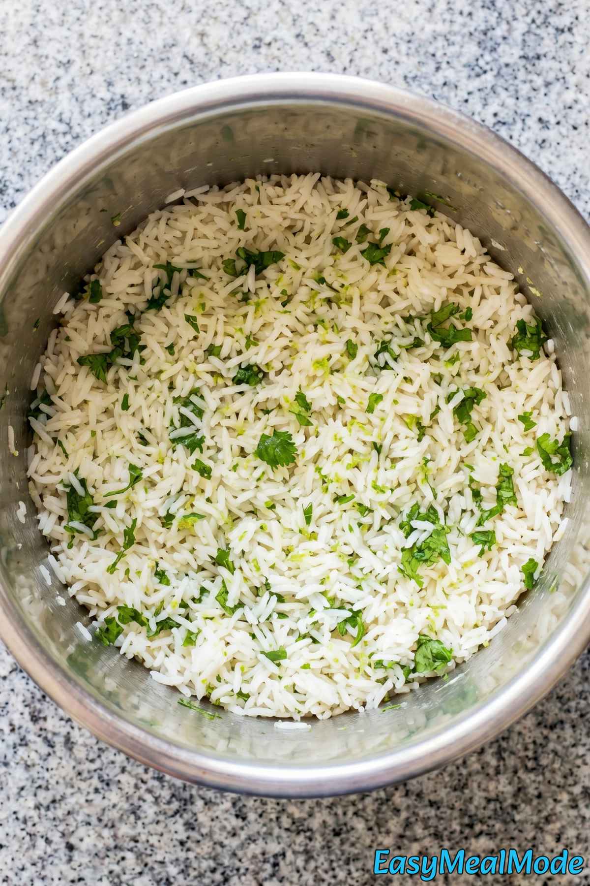 Light Instant Pot cilantro lime rice