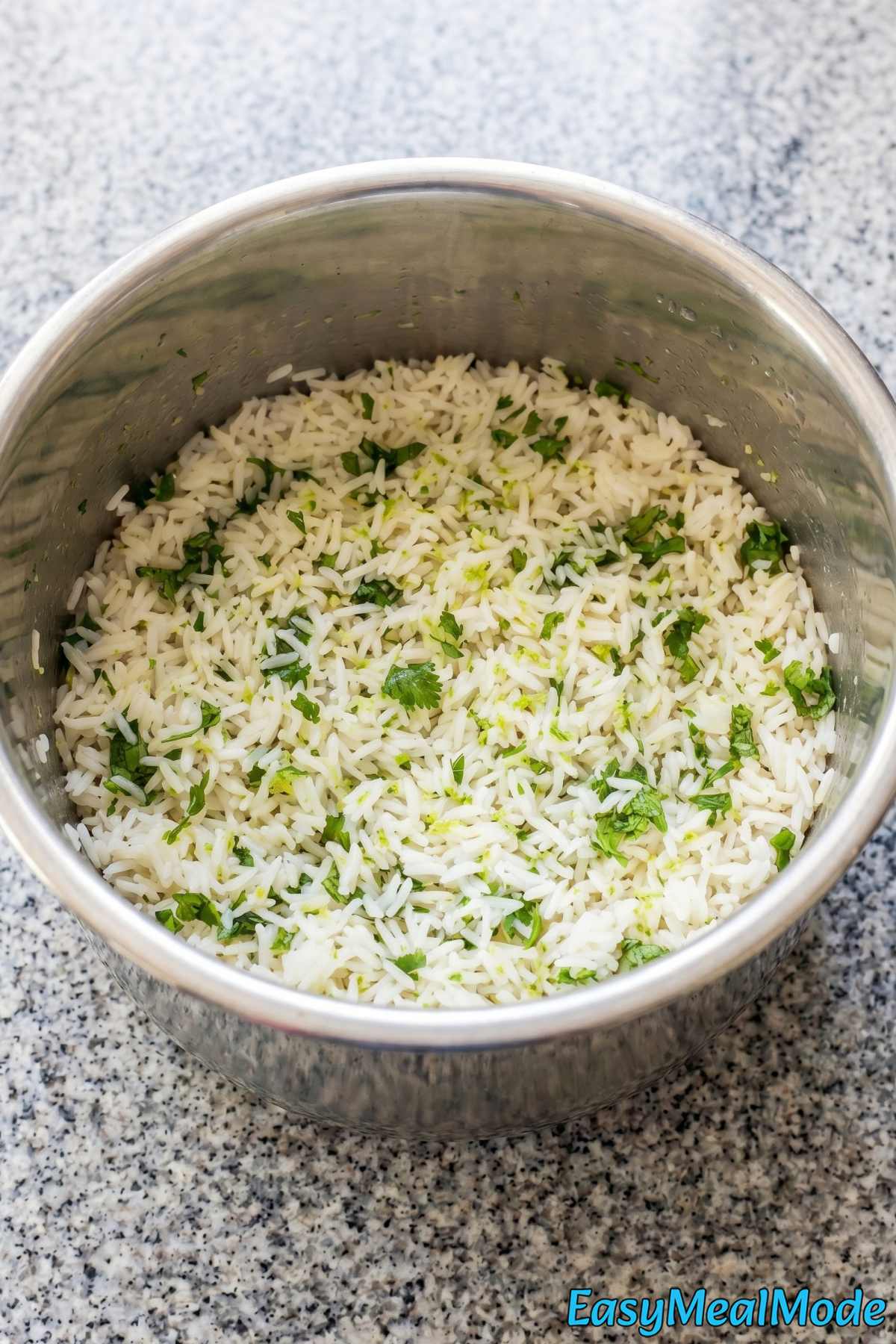 Easy Instant Pot cilantro lime rice