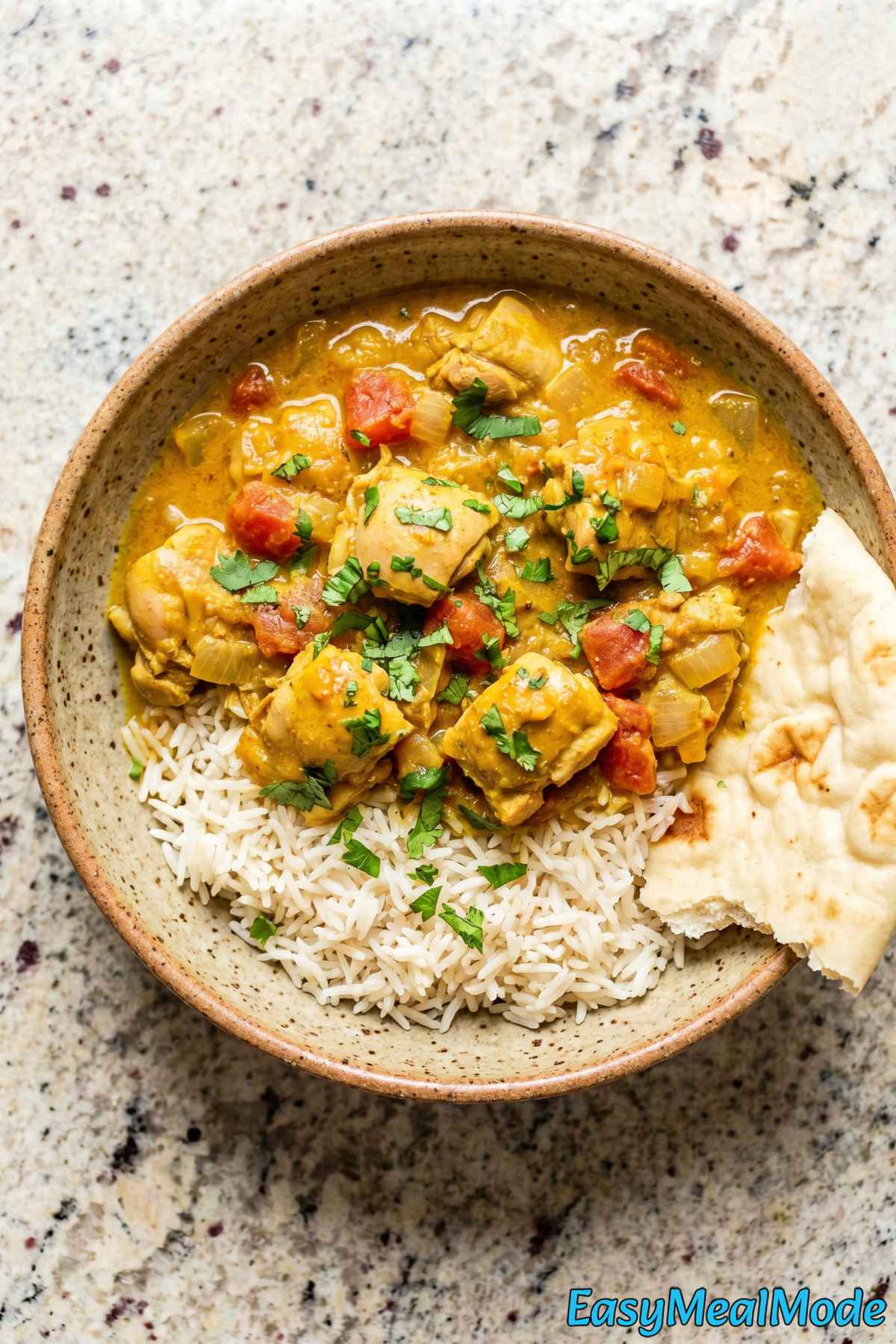 Savory Instant Pot coconut chicken curry