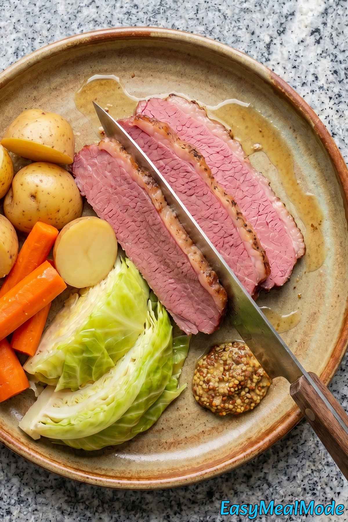 Comforting Instant Pot corned beef & cabbage