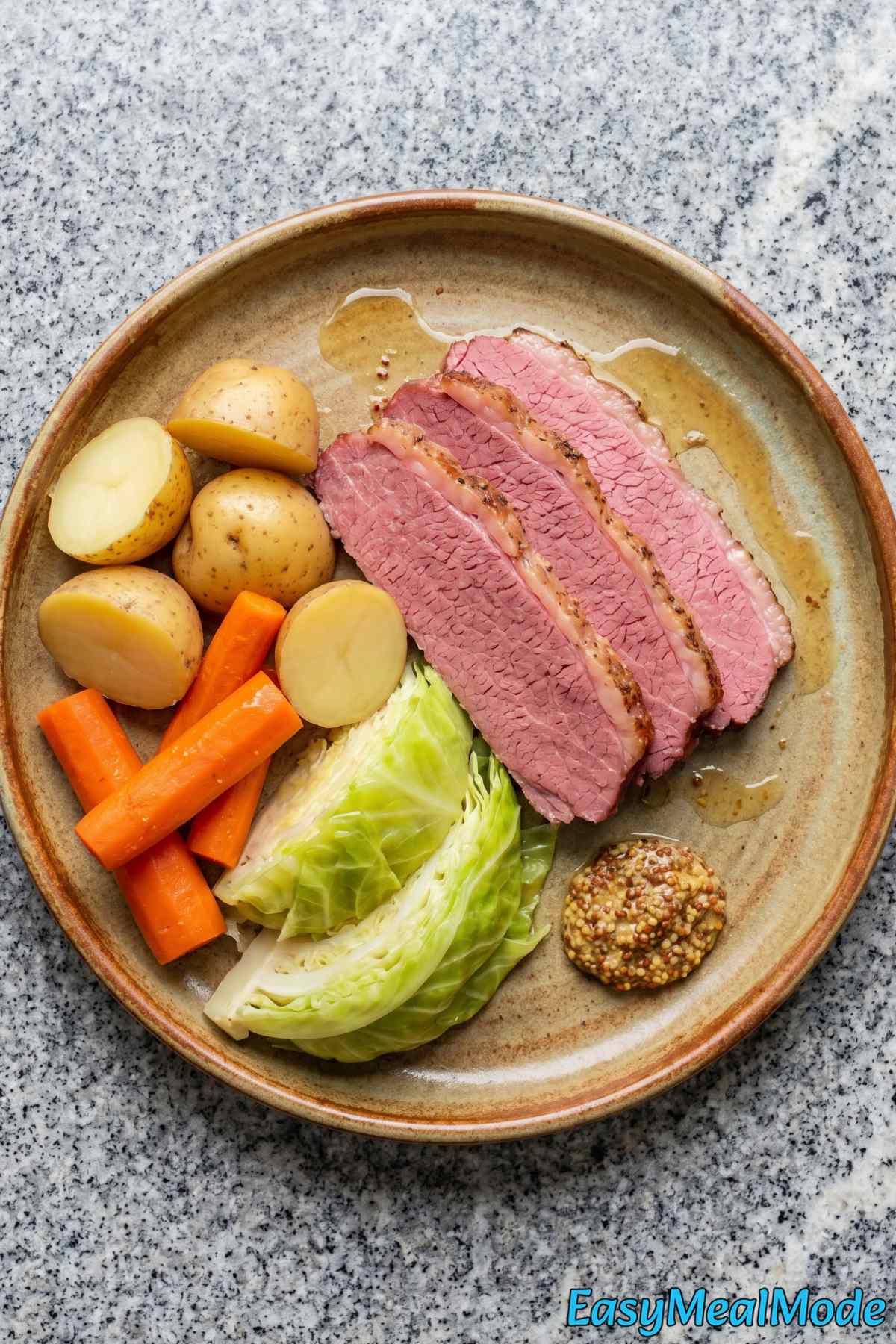 Easy Instant Pot corned beef and cabbage