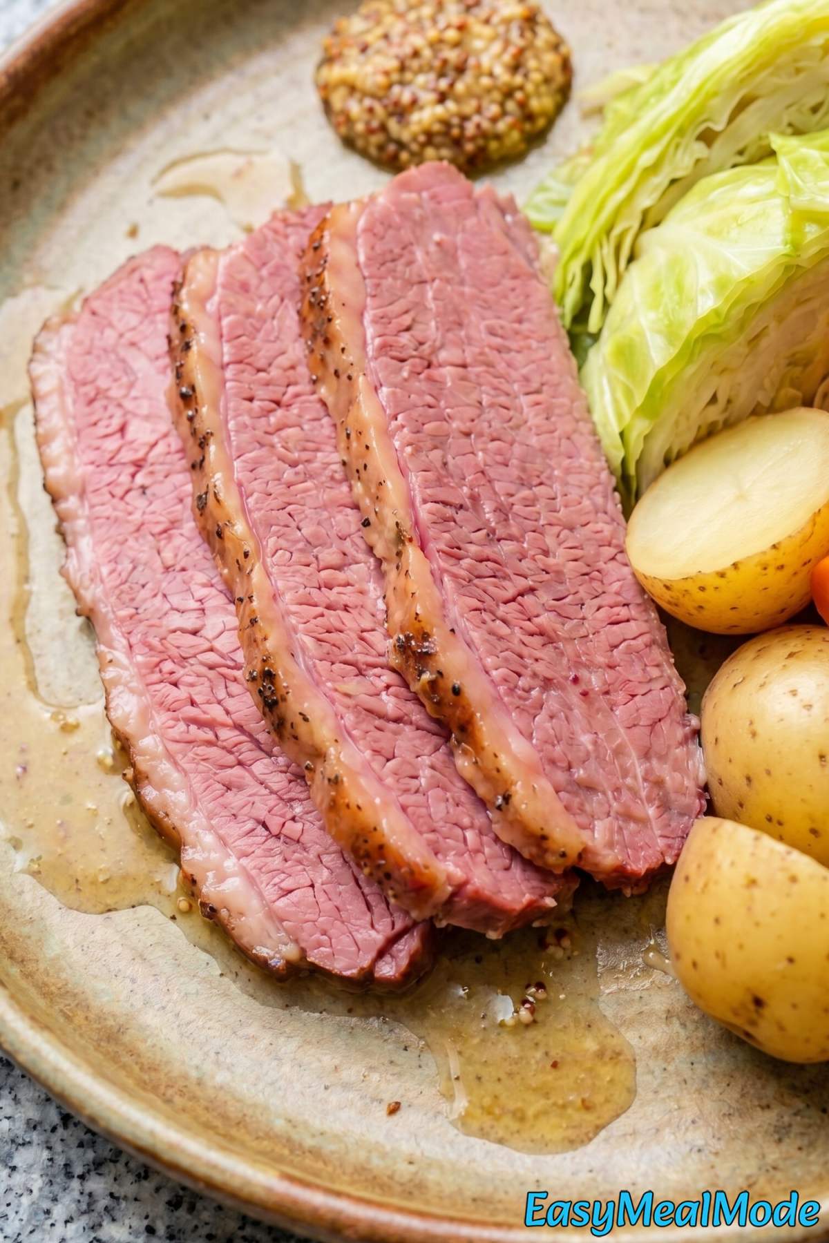 Juicy Instant Pot corned beef and cabbage