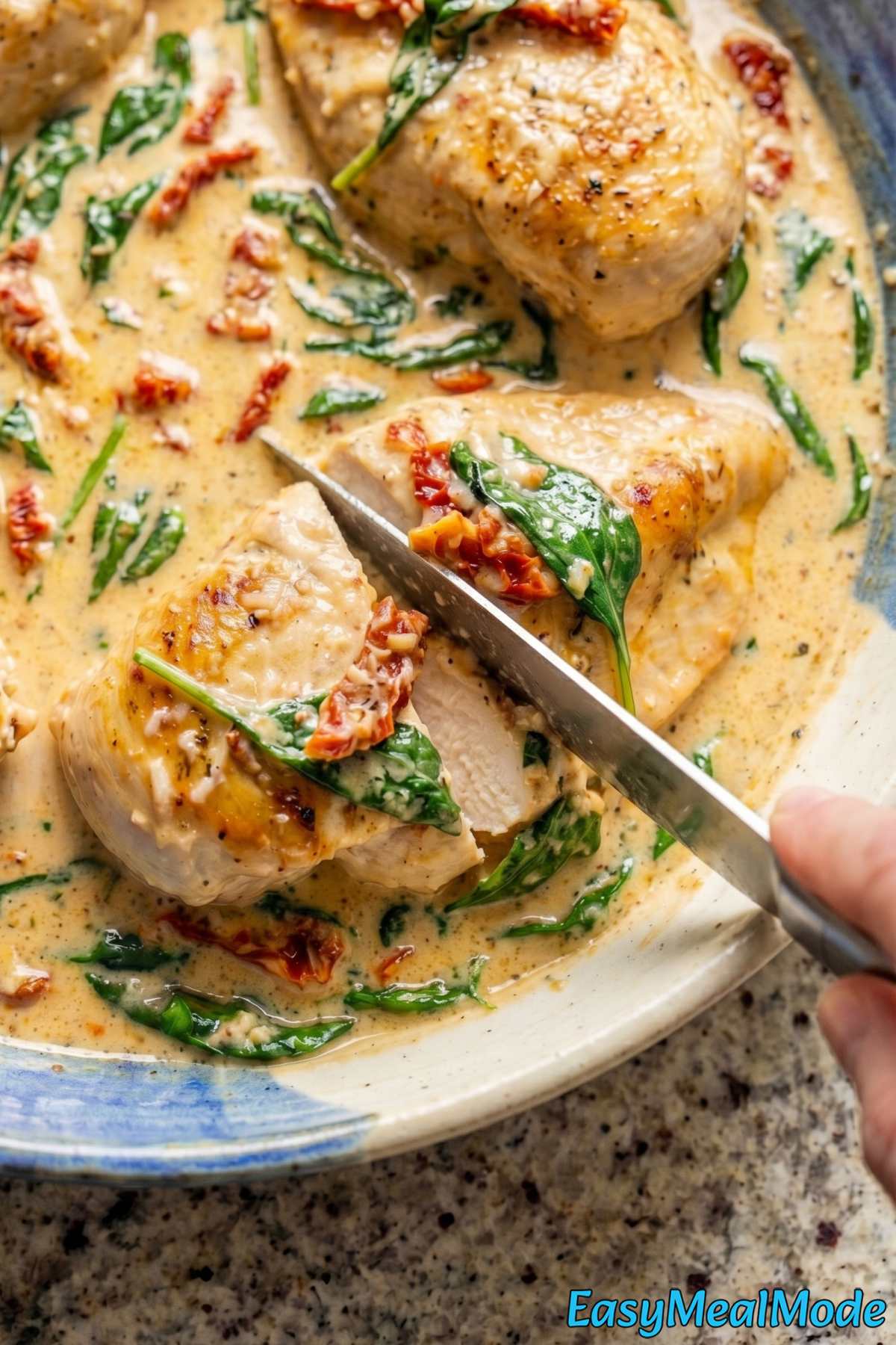 Savory Instant Pot Creamy Tuscan Chicken