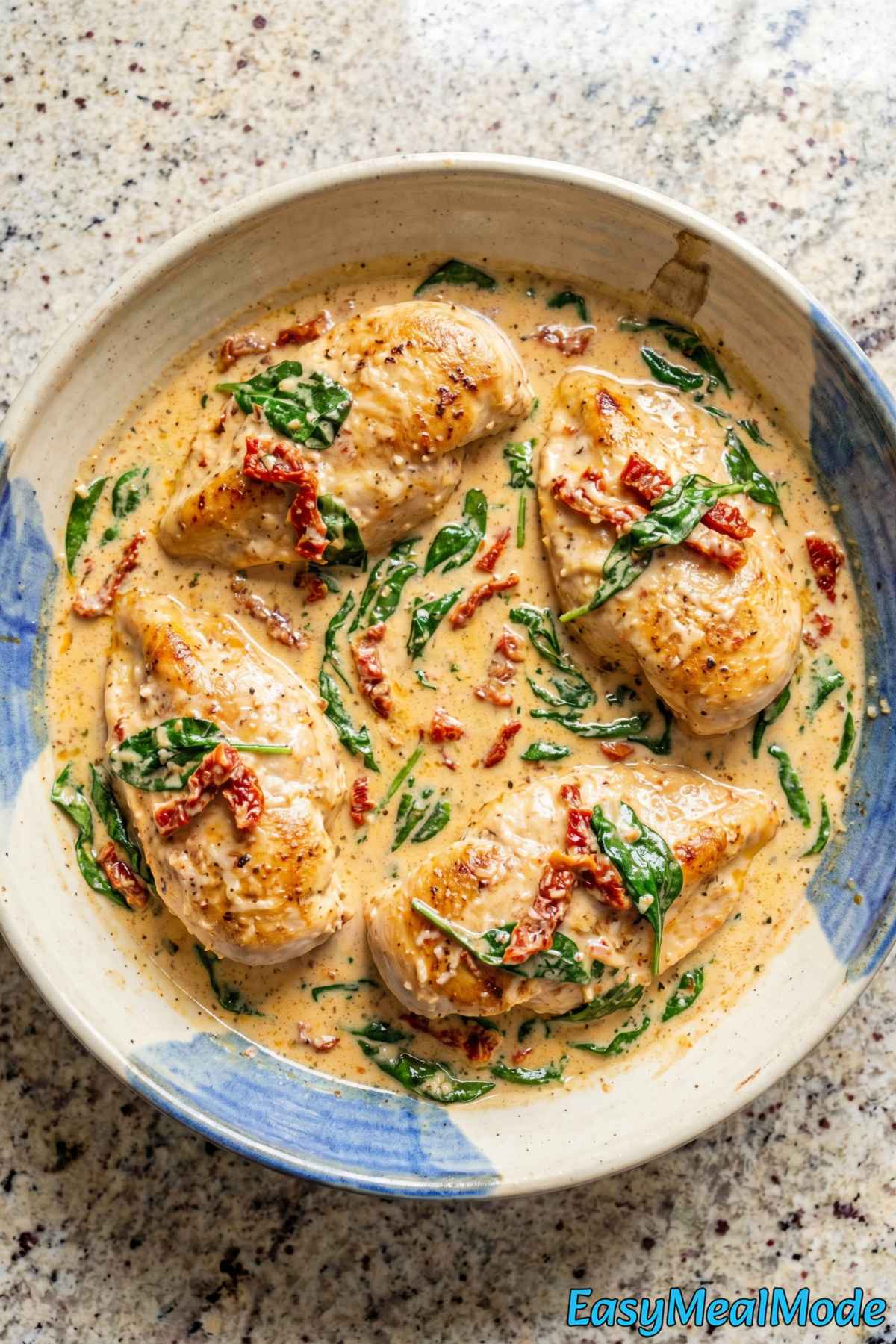 Tender Instant Pot Creamy Tuscan Chicken
