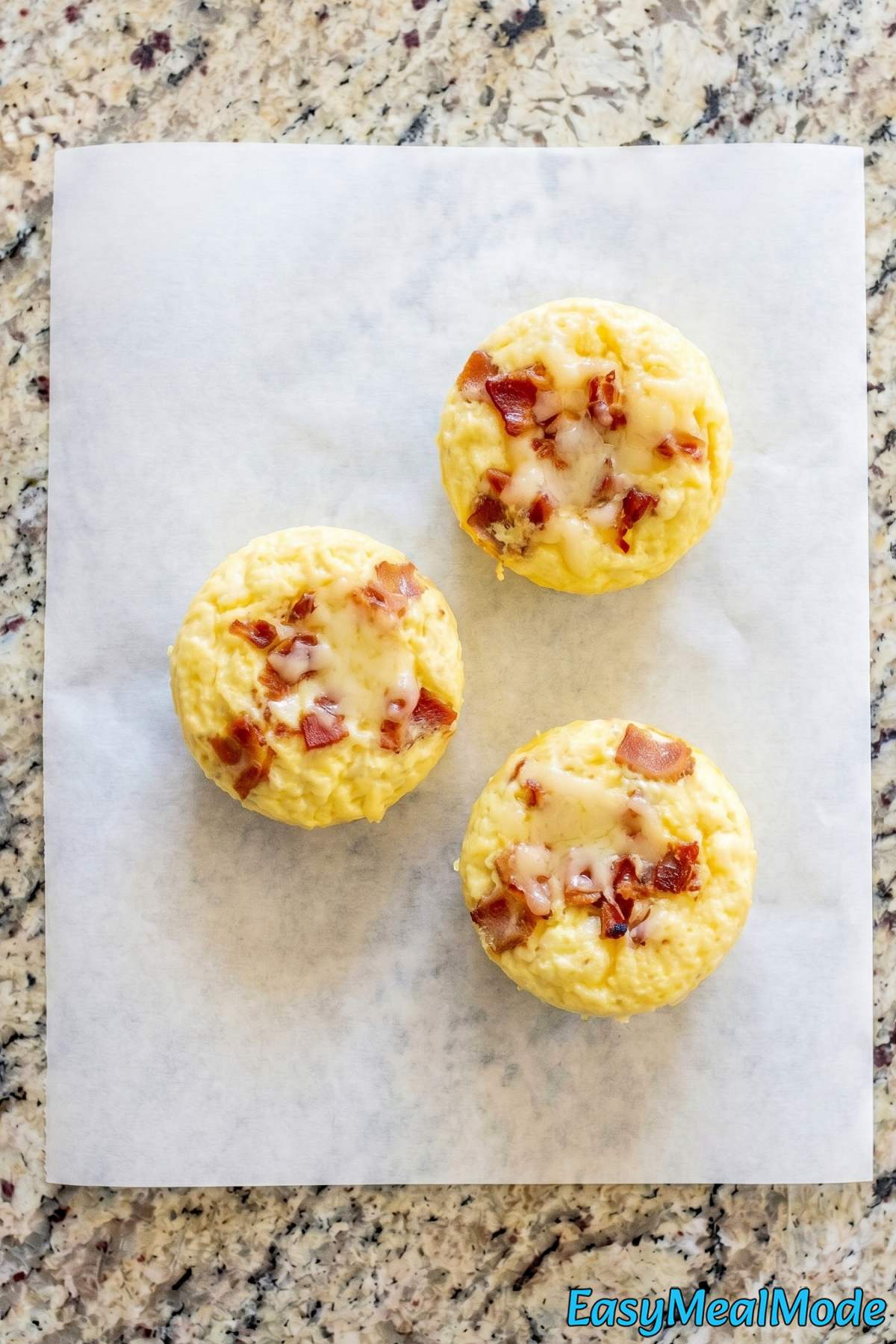 Silky Instant Pot egg bites on a tray