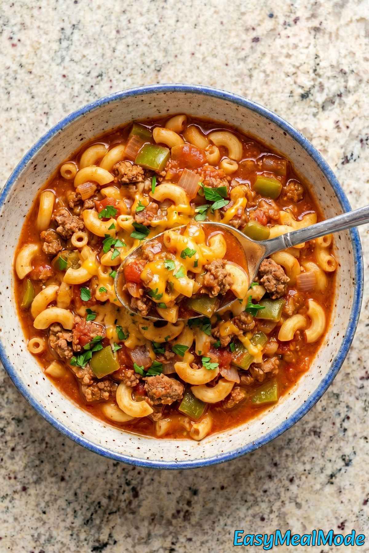 Easy Instant Pot goulash with tender beef