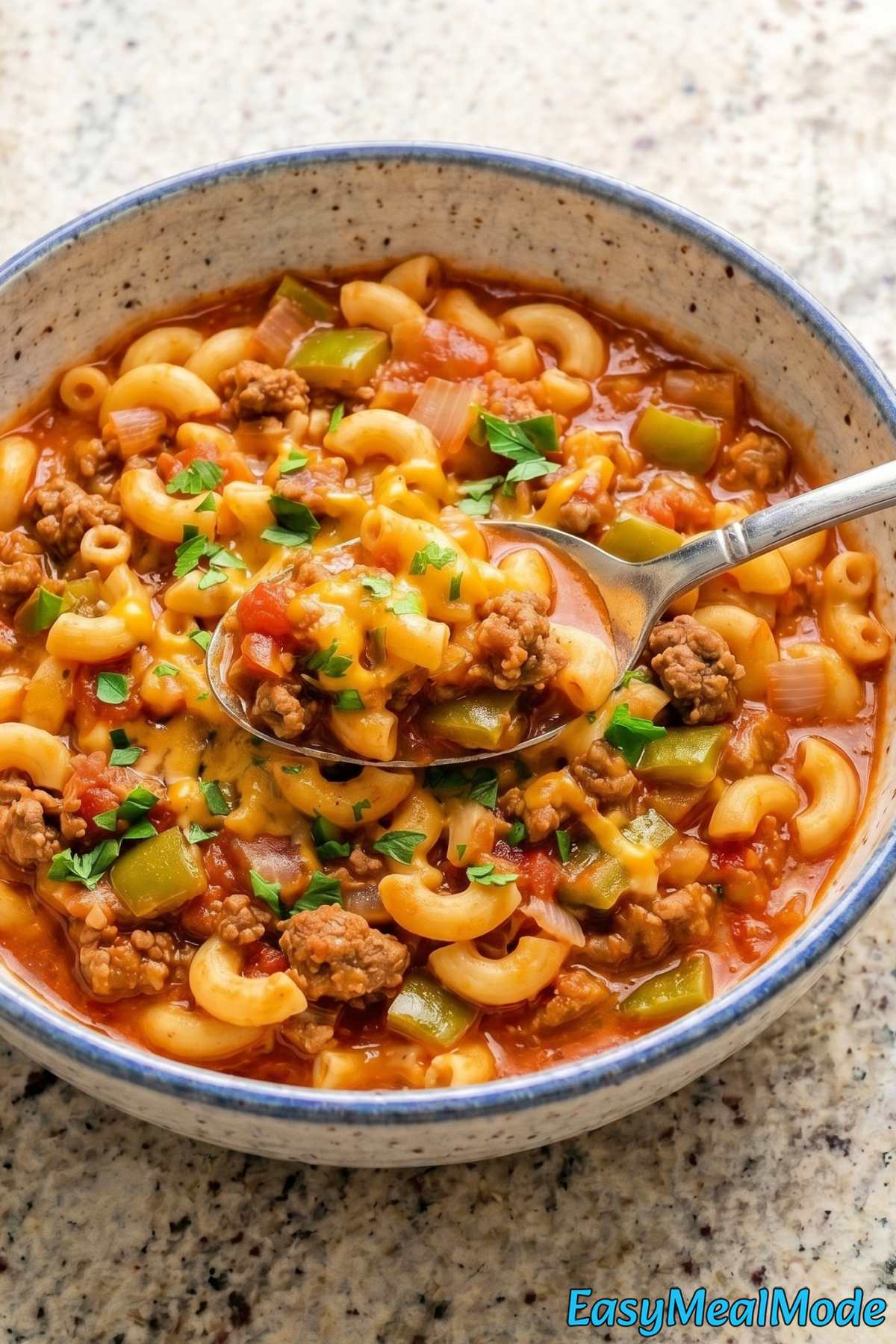 Classic Instant Pot goulash with pasta