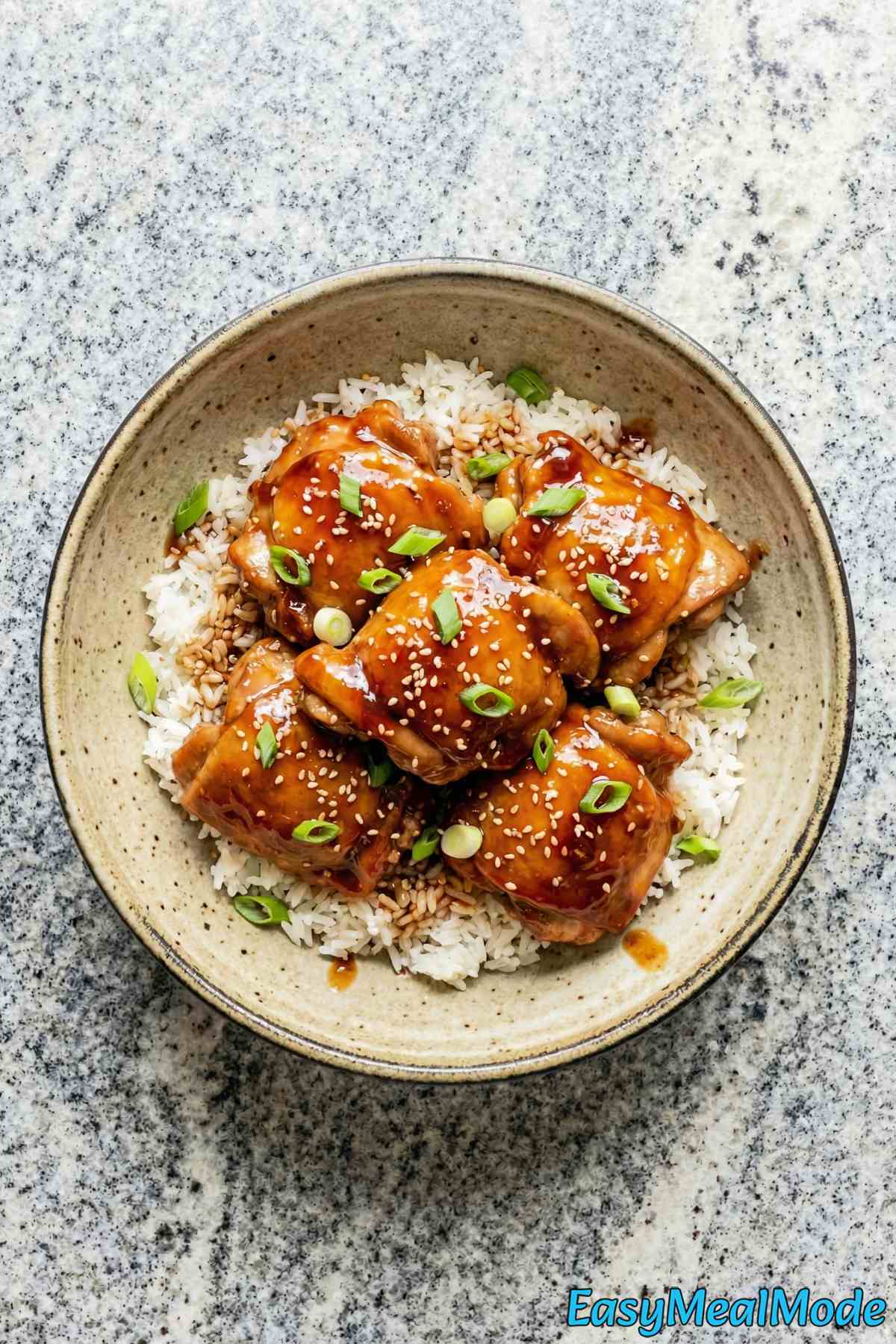 Succulent honey garlic chicken Instant Pot