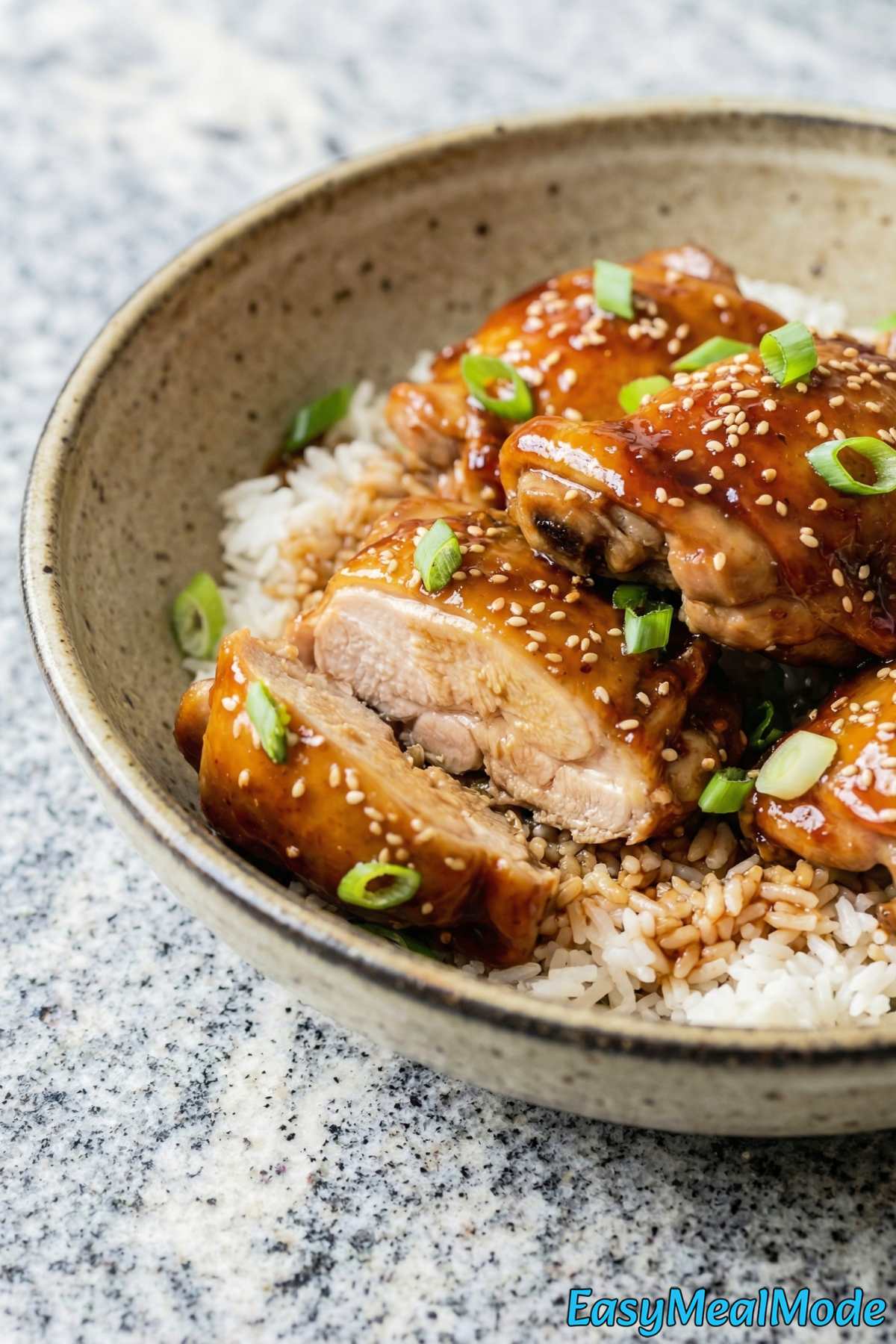 Caramelized Instant Pot honey garlic chicken
