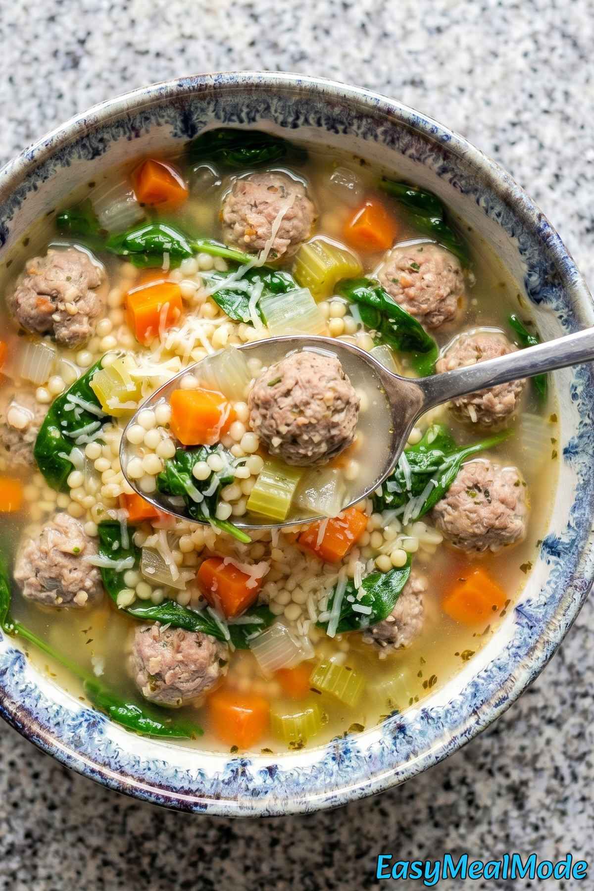 Warm Instant Pot Italian Wedding Soup