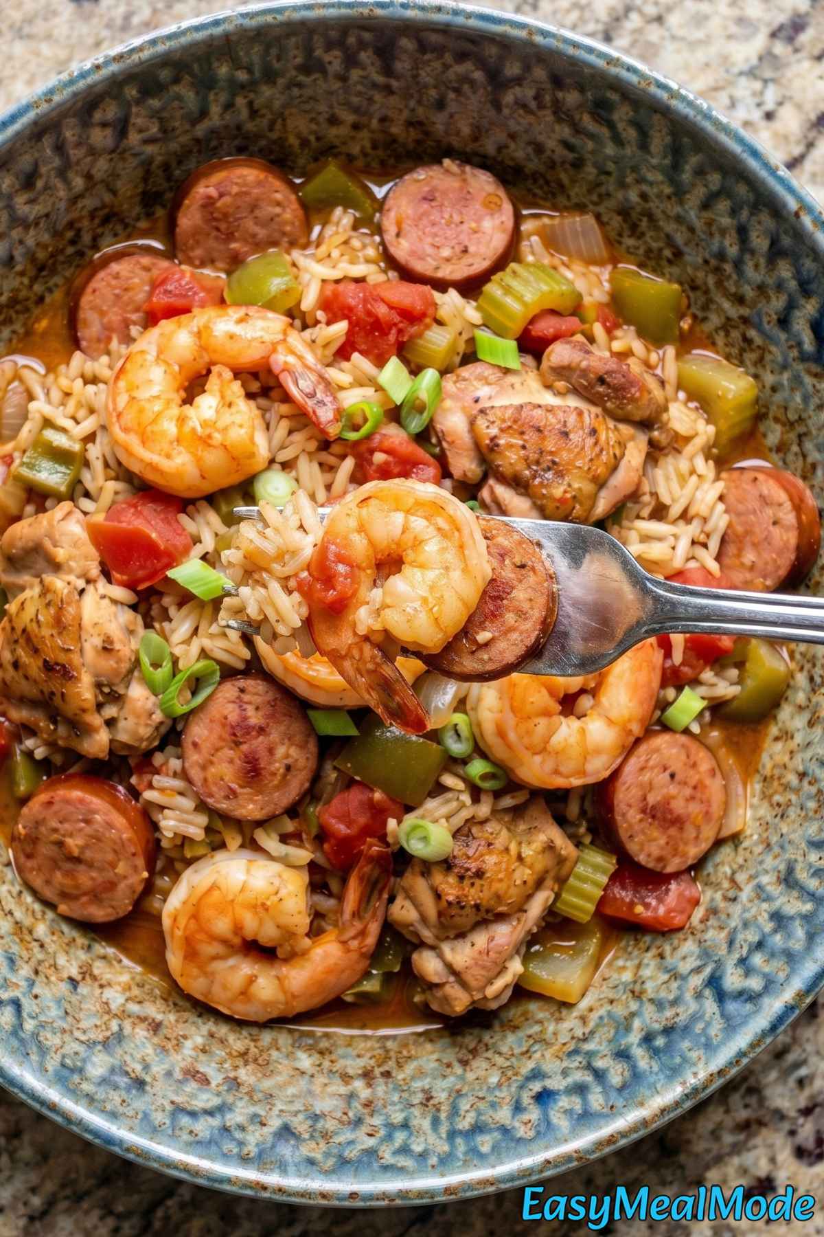 Rich and zesty Instant Pot Jambalaya