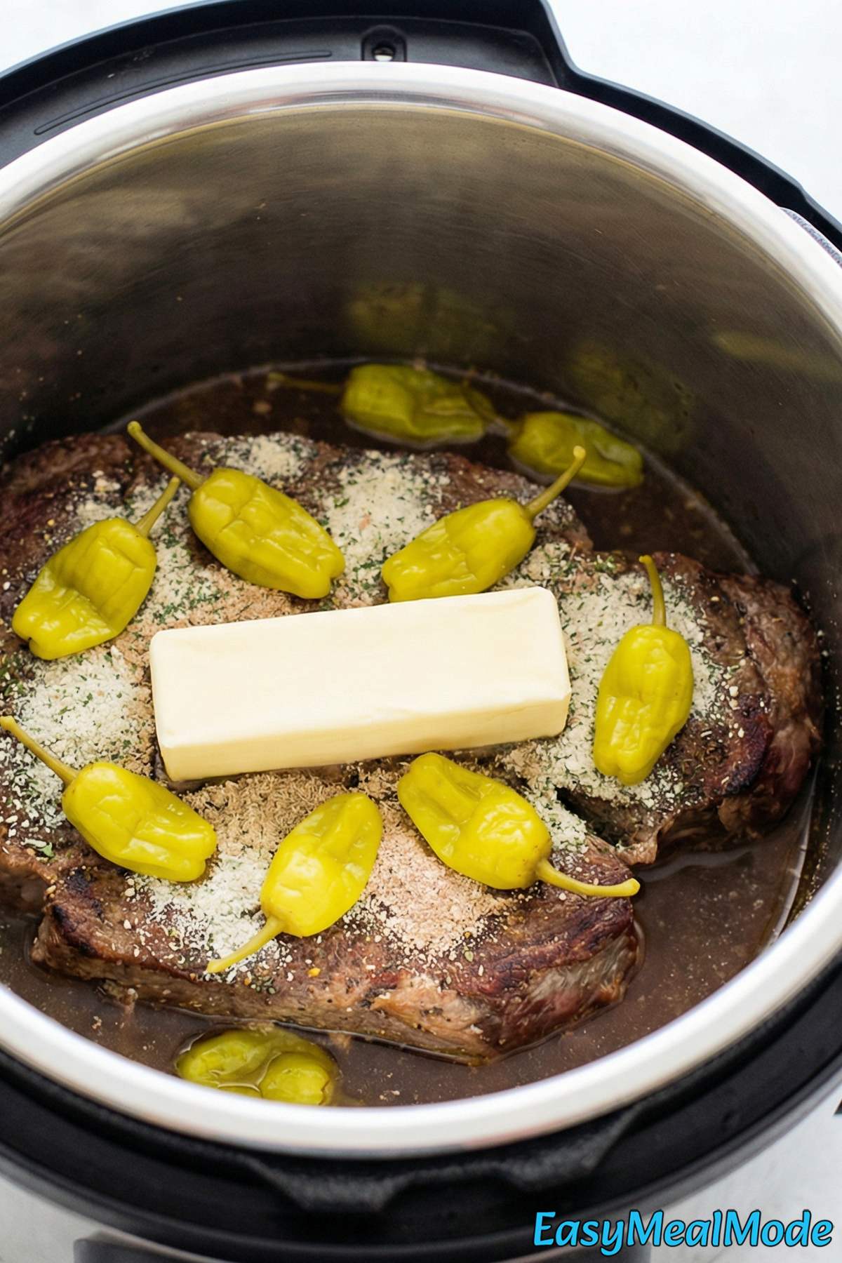 Instant Pot Mississippi Pot Roast Step 3