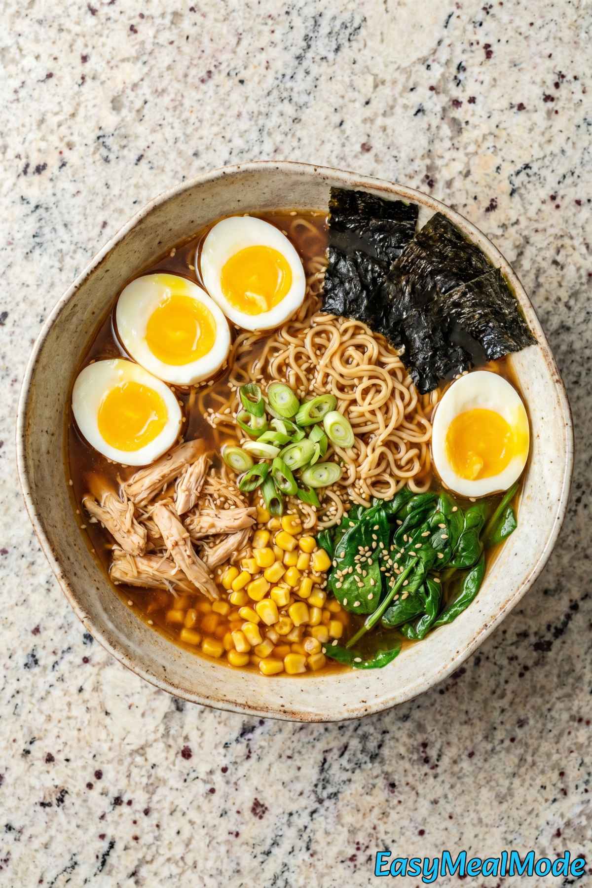 Rich Instant Pot ramen noodle soup
