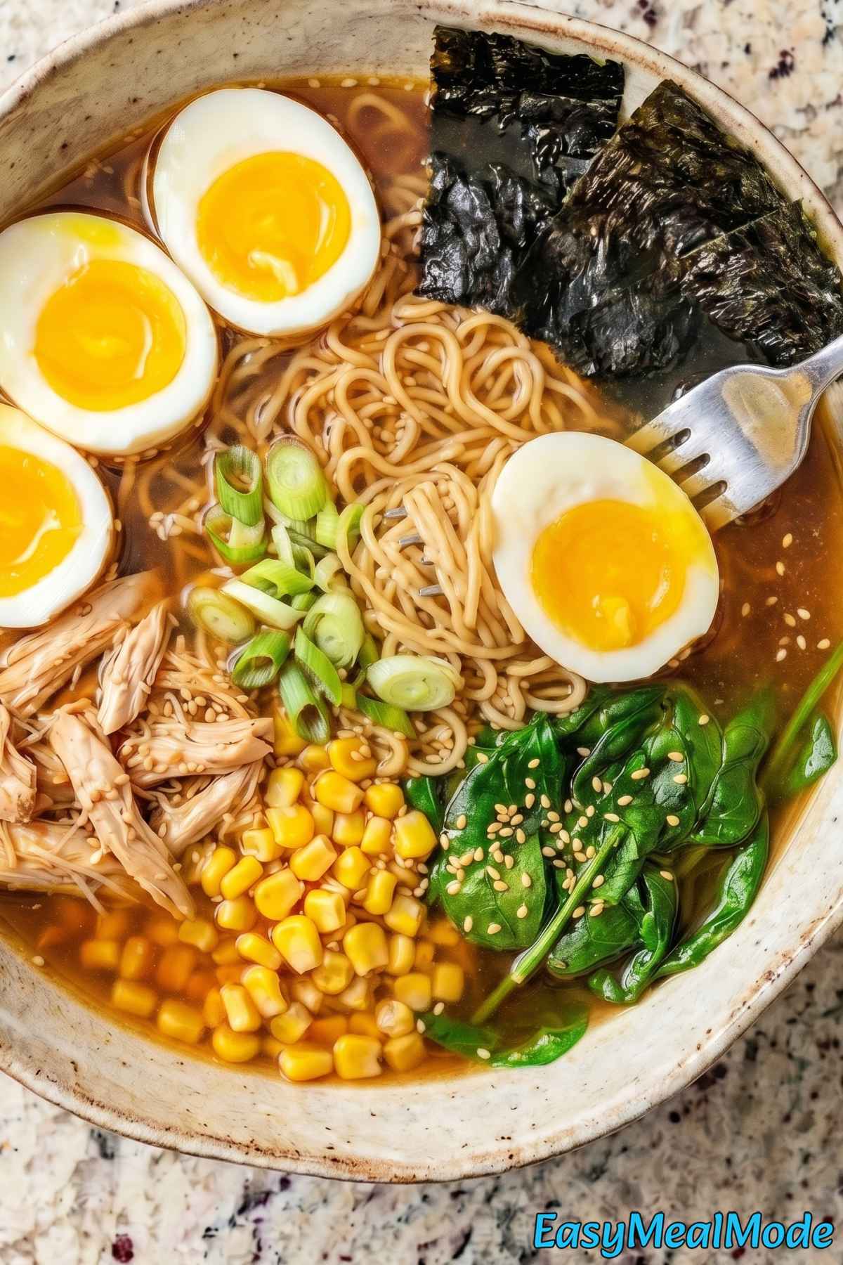 Easy Instant Pot ramen with broth