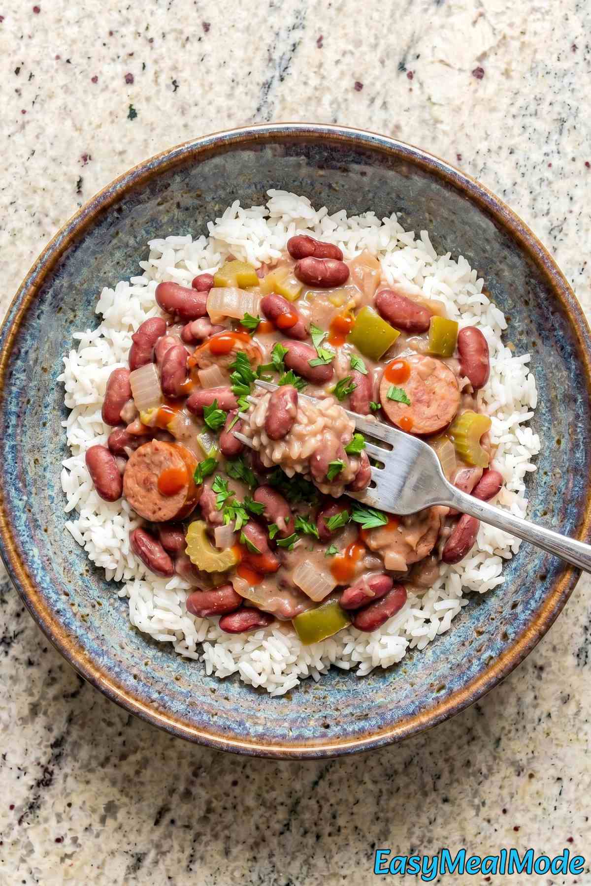 Homemade Instant Pot Red Beans and Rice