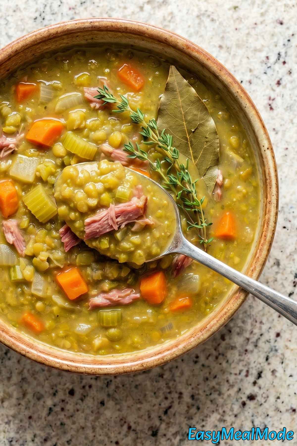 Wholesome Instant Pot split pea soup