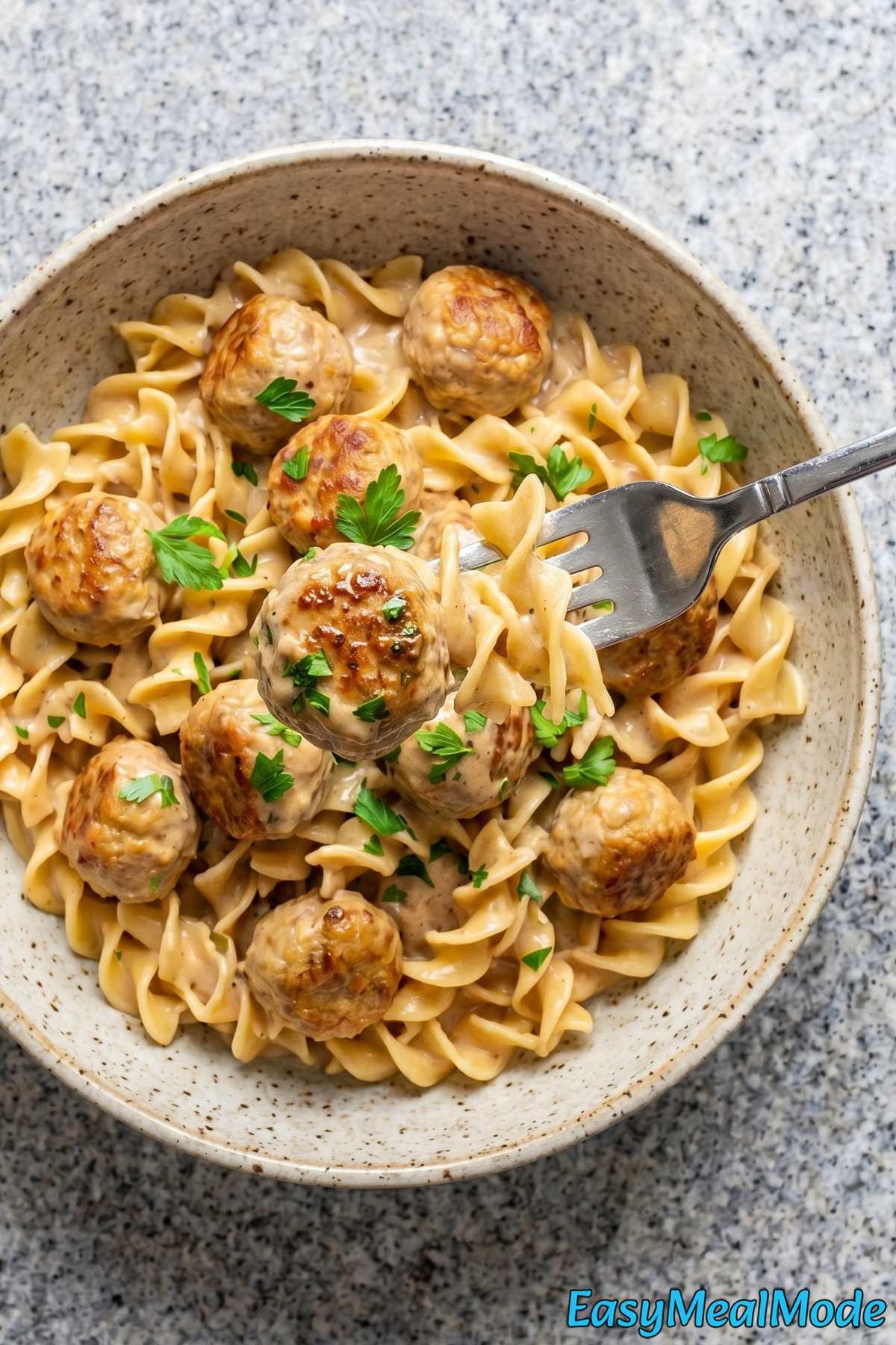 Comforting Instant Pot Swedish meatballs served
