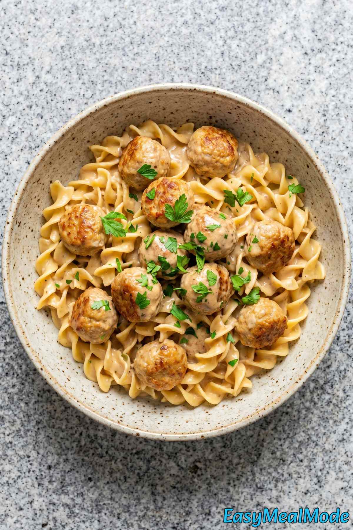 Rich Instant Pot Swedish meatballs with gravy