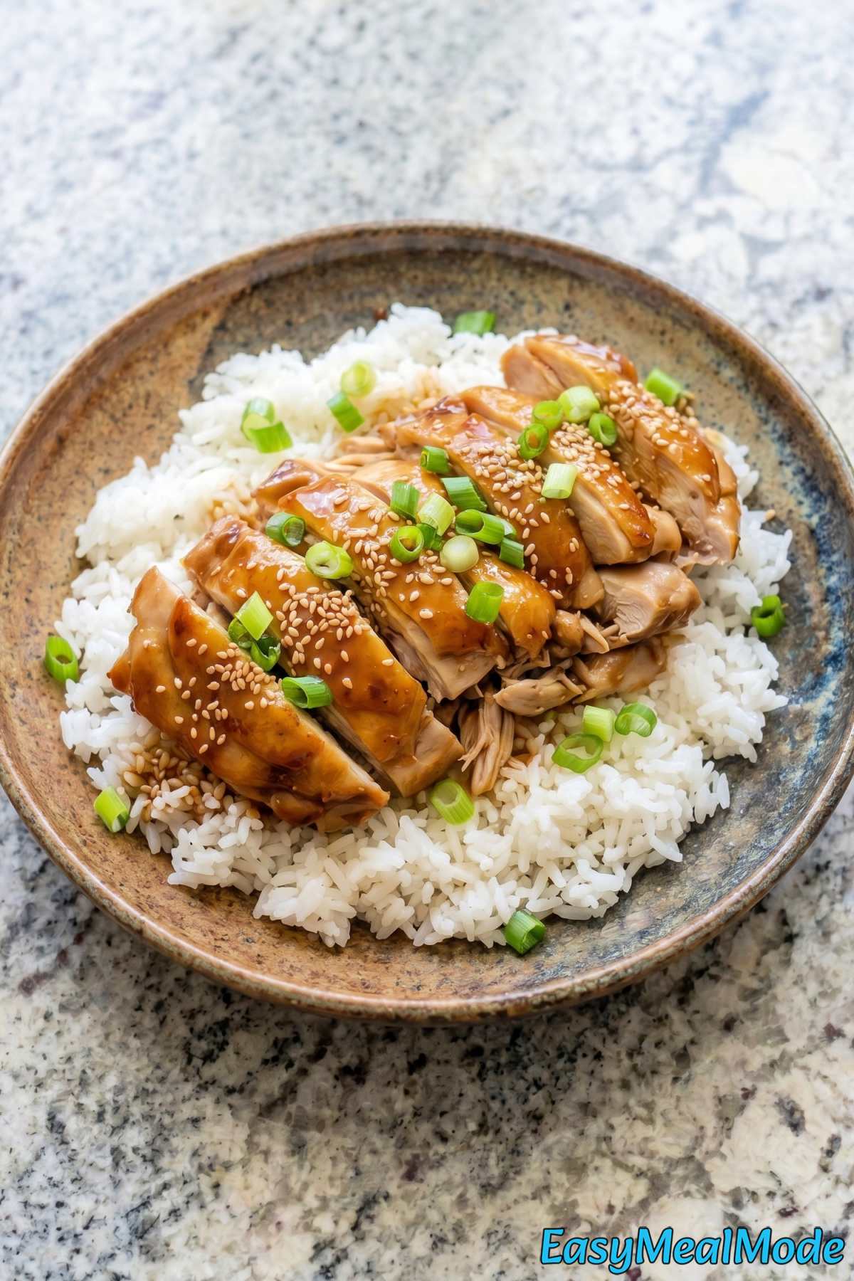 Glossy Instant Pot teriyaki chicken