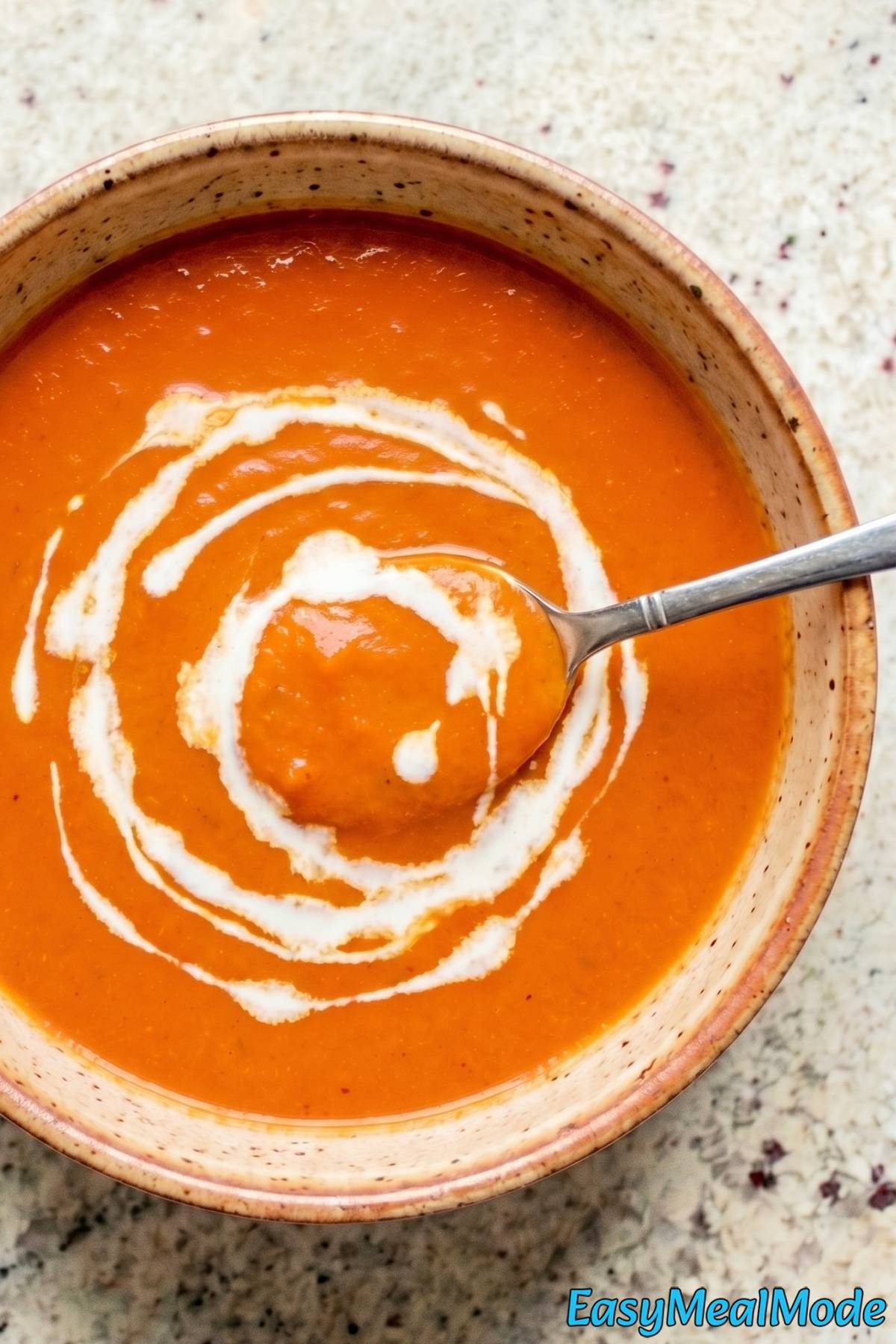 Rich Instant Pot Tomato Basil Soup