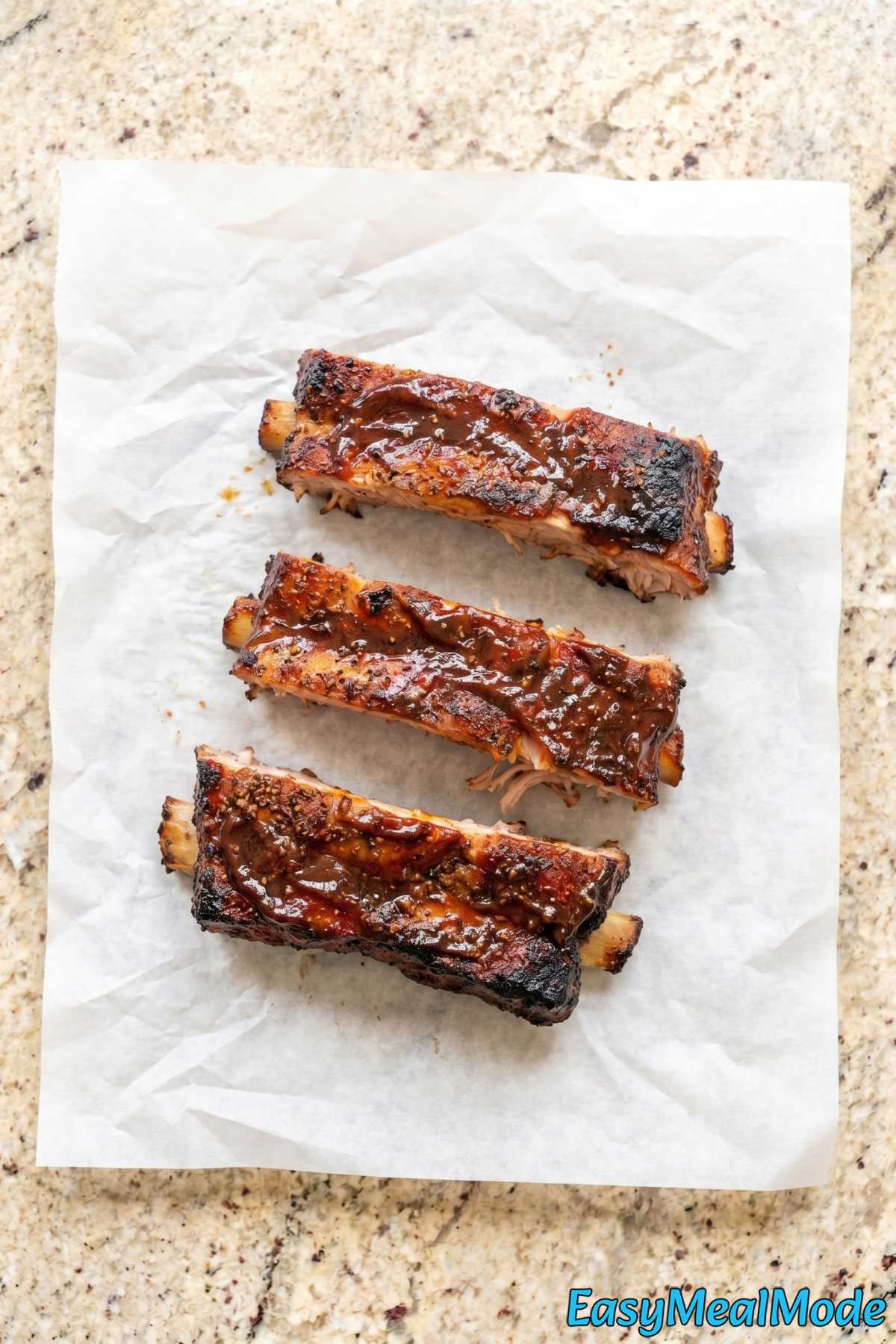 Saucy slow cooker baby back ribs