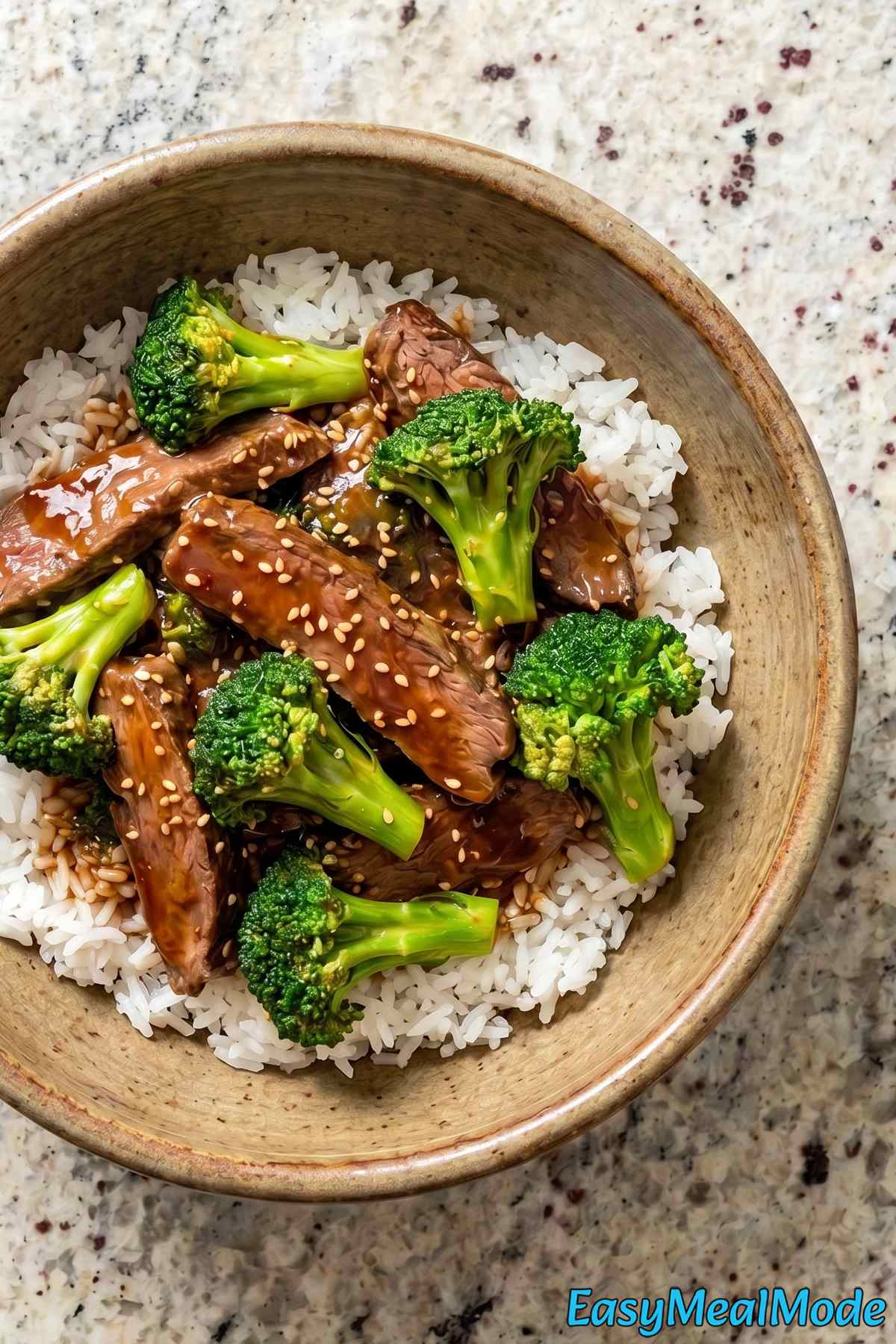 Comforting slow cooker beef & broccoli