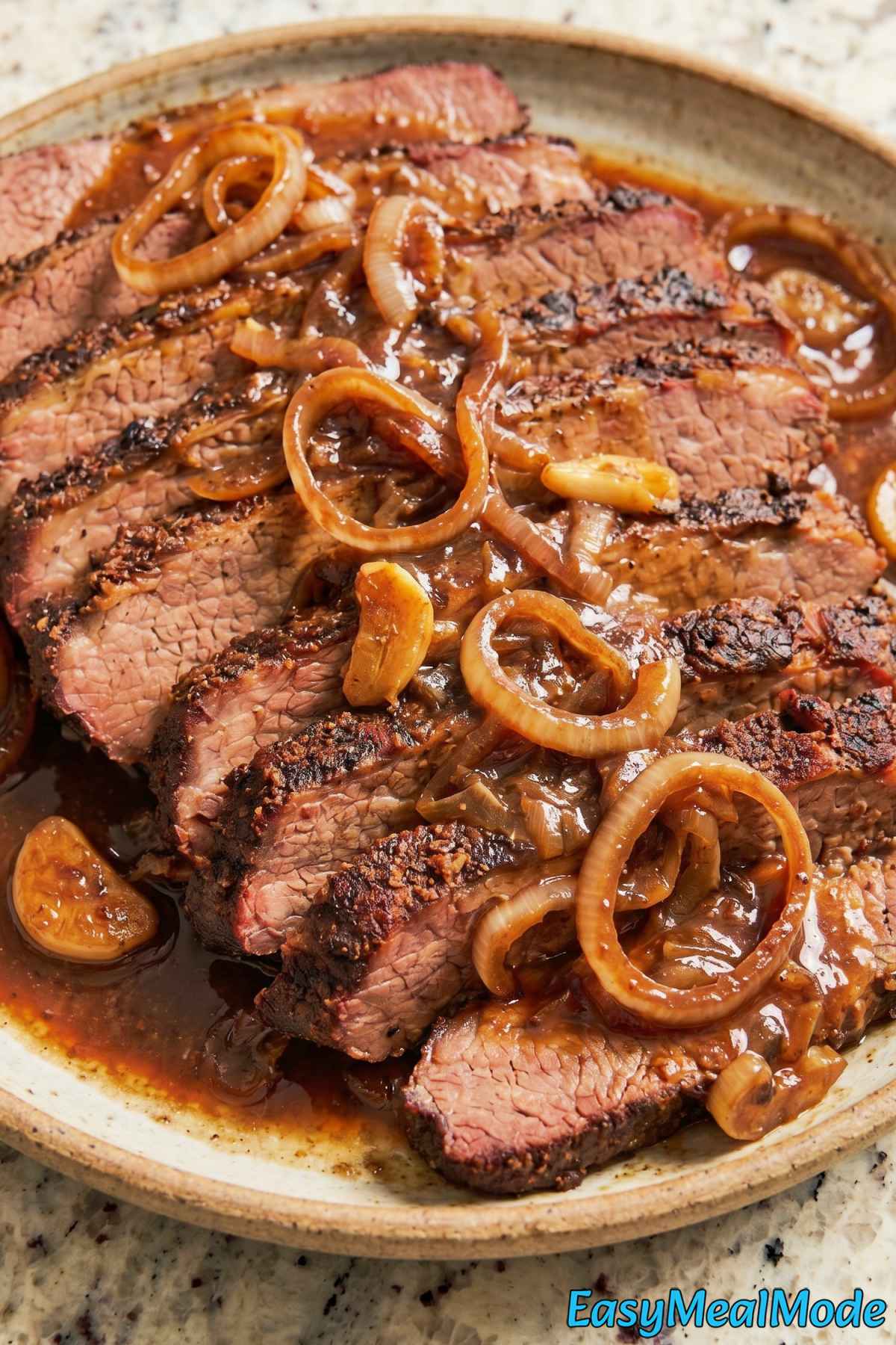 Flavorful slow cooker brisket with veggies