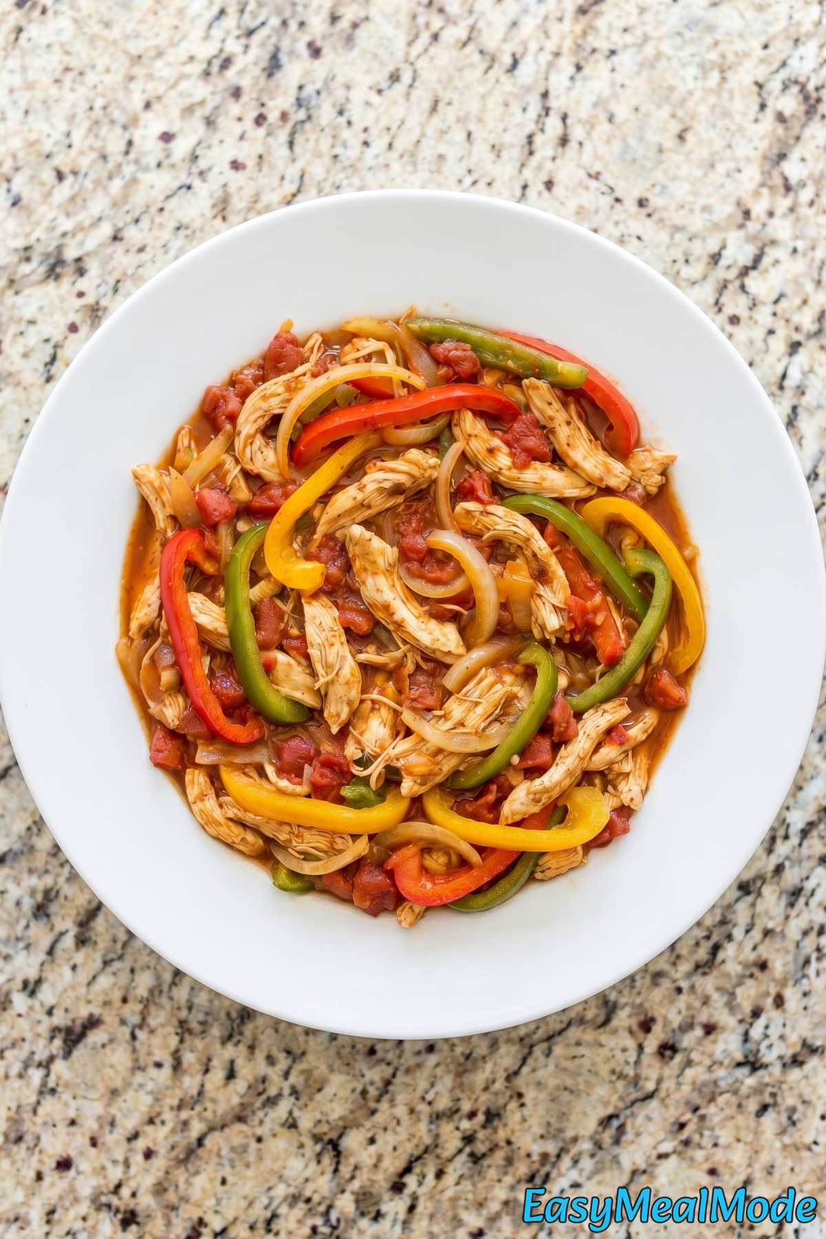 Hearty slow cooker chicken fajitas