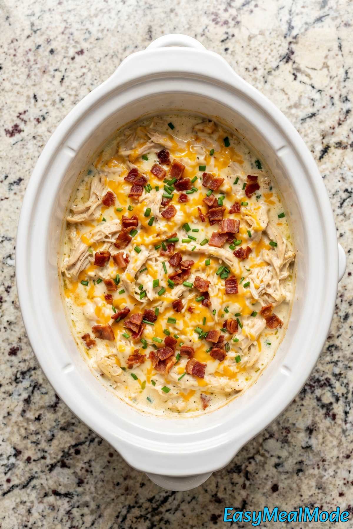 Rich and creamy ranch chicken slow cooker