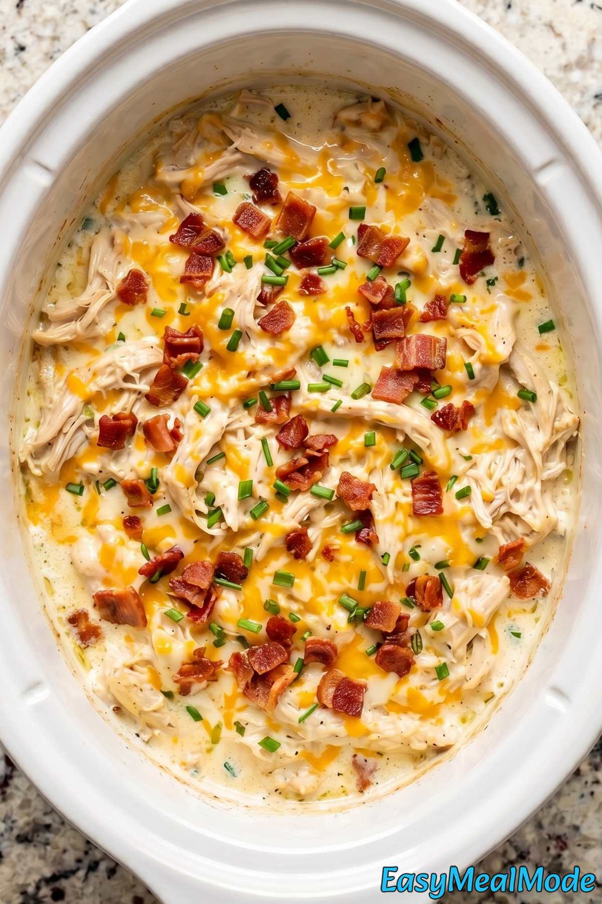 Easy slow cooker creamy ranch chicken