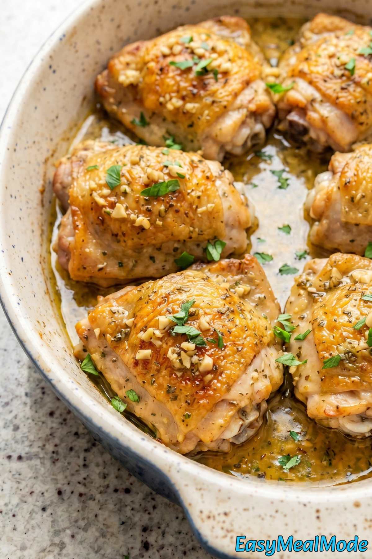 Hearty slow cooker lemon garlic chicken