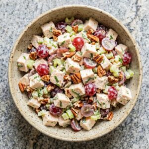 Chicken Salad with Grapes & Pecans