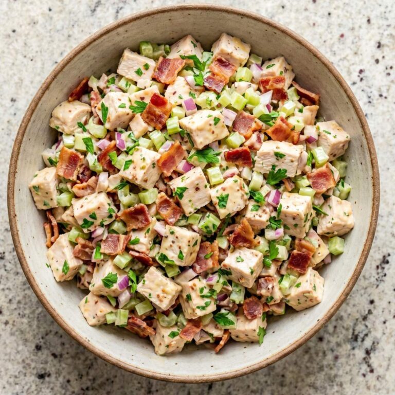 Chicken Salad with Honey Mustard & Bacon