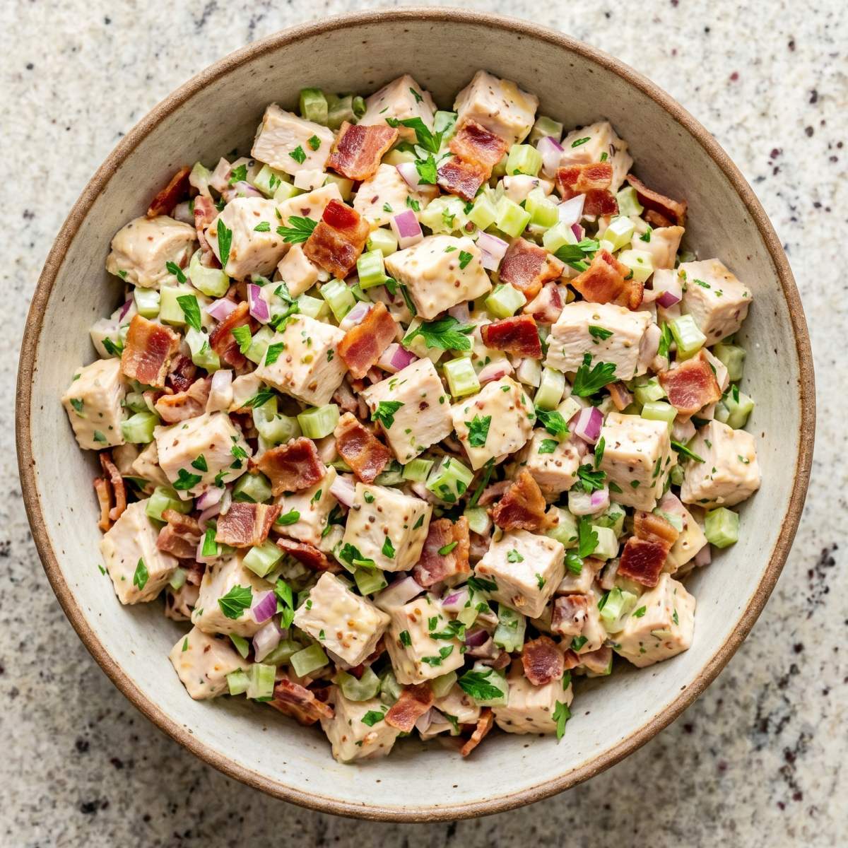 Chicken Salad with Honey Mustard & Bacon