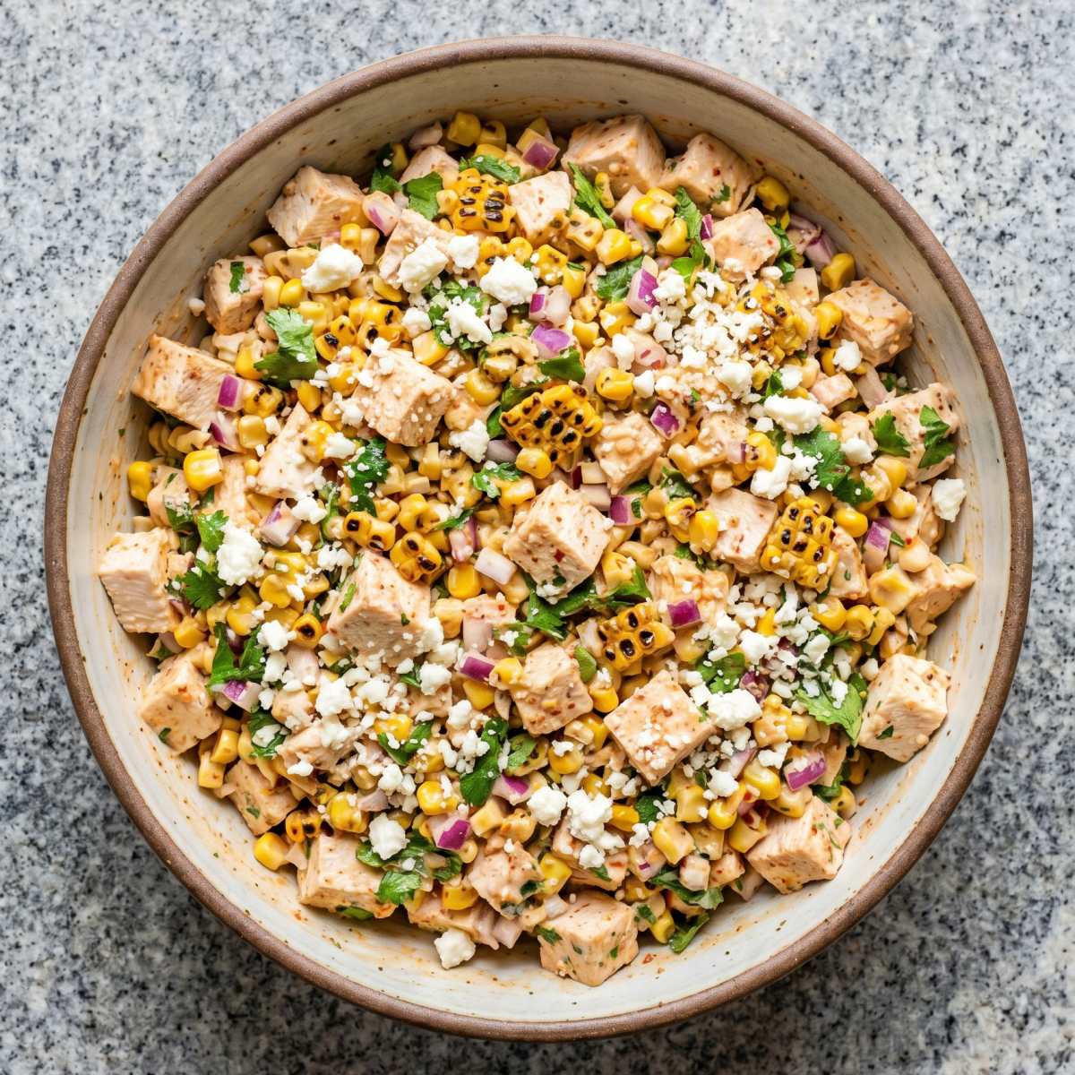 Chicken Salad with Street Corn & Chipotle