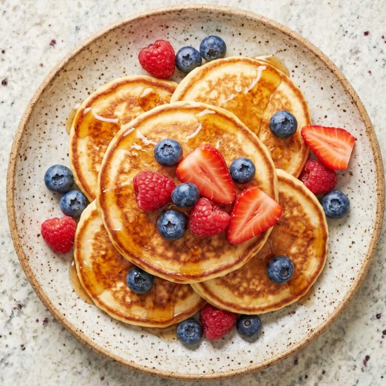 High Protein Cottage Cheese Pancakes