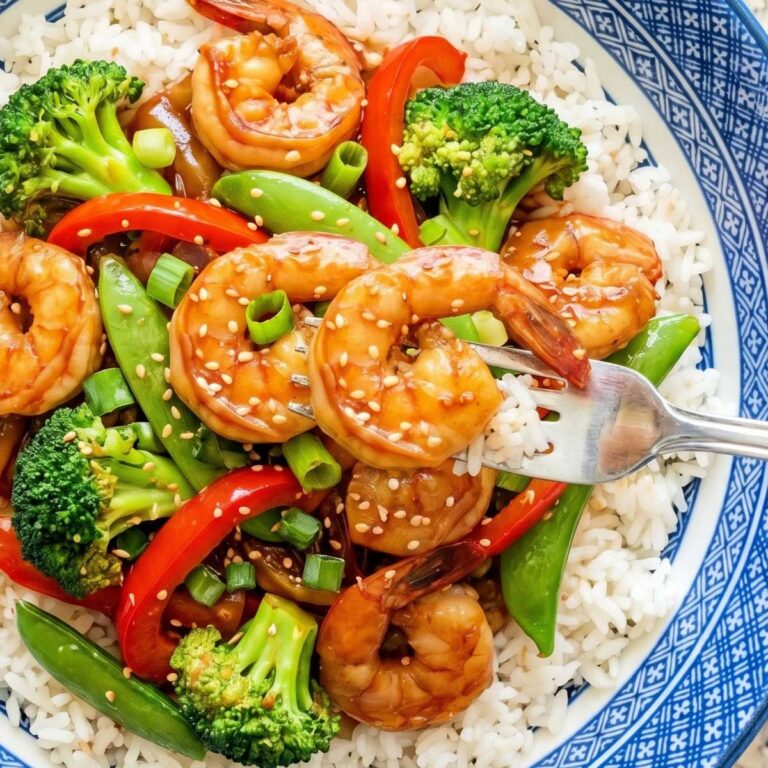 High Protein Shrimp Stir Fry