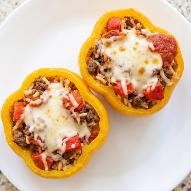 High Protein Stuffed Bell Peppers