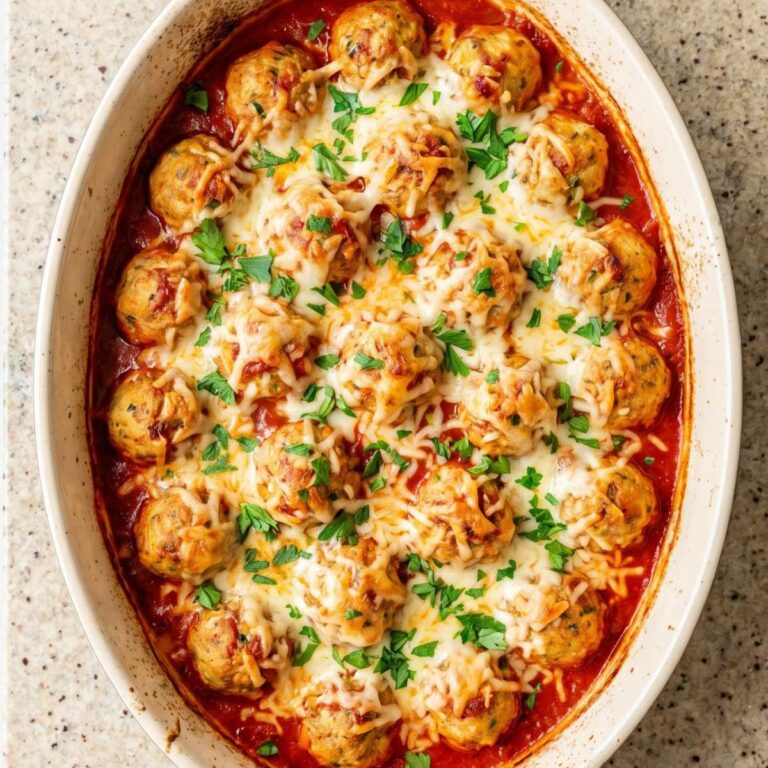 High Protein Turkey Meatballs in Marinara