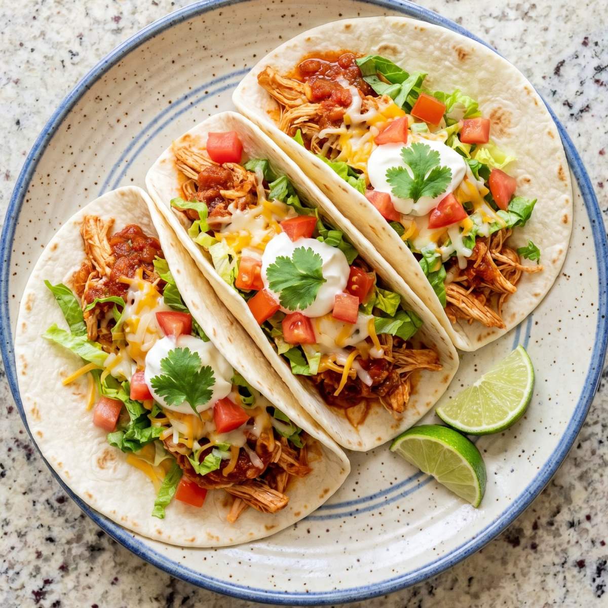 Instant Pot Chicken Tacos