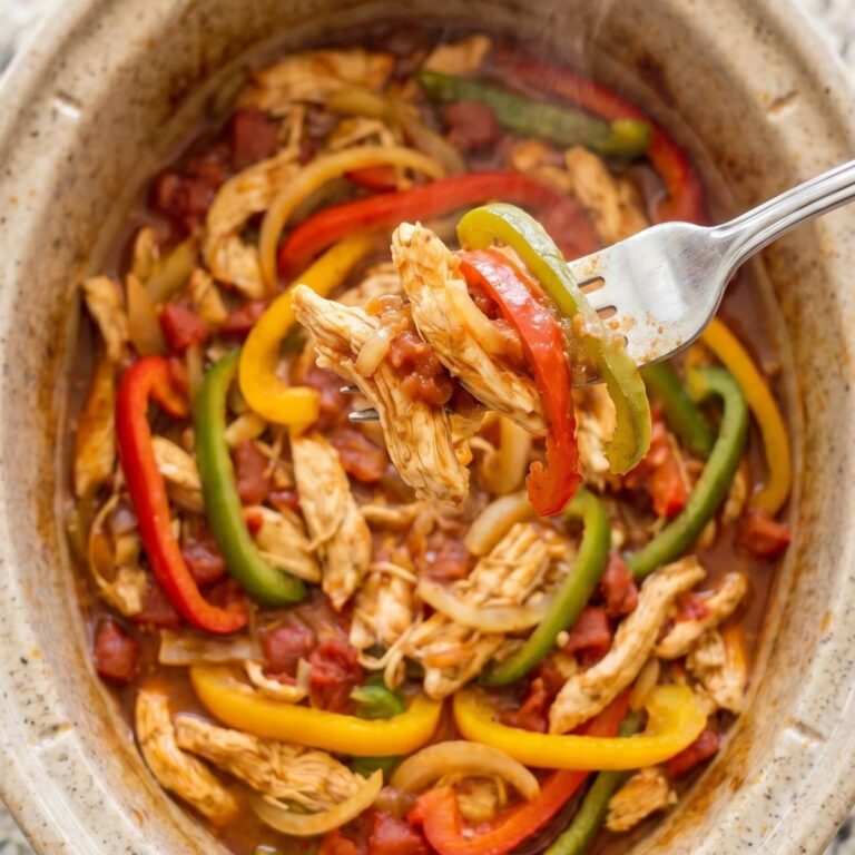 Slow Cooker Chicken Fajitas